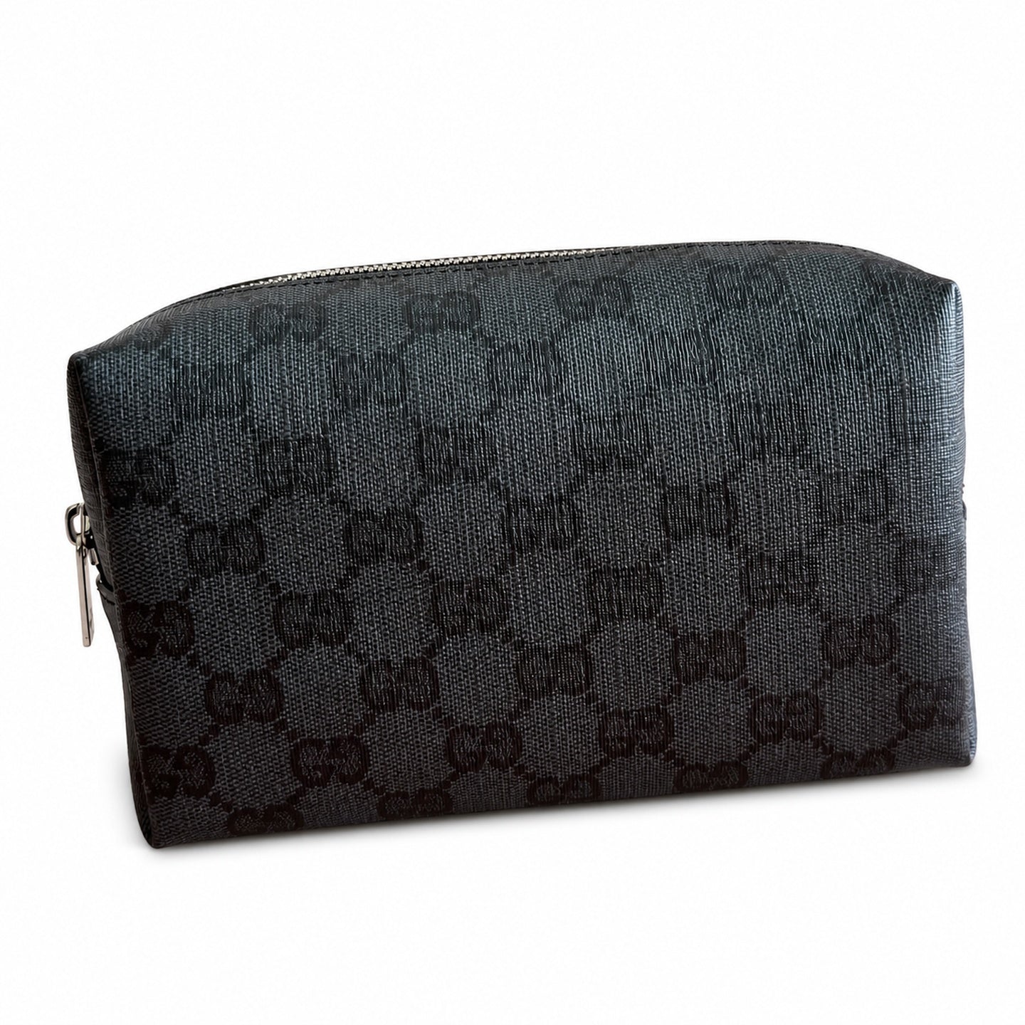 Gucci Small Canvas Leather Black Brown Gold Bag