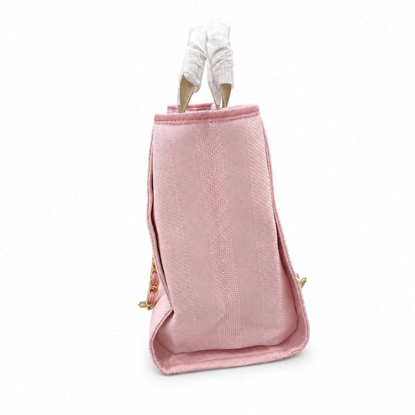 Chanel Large Canvas Pink Shopping Bag