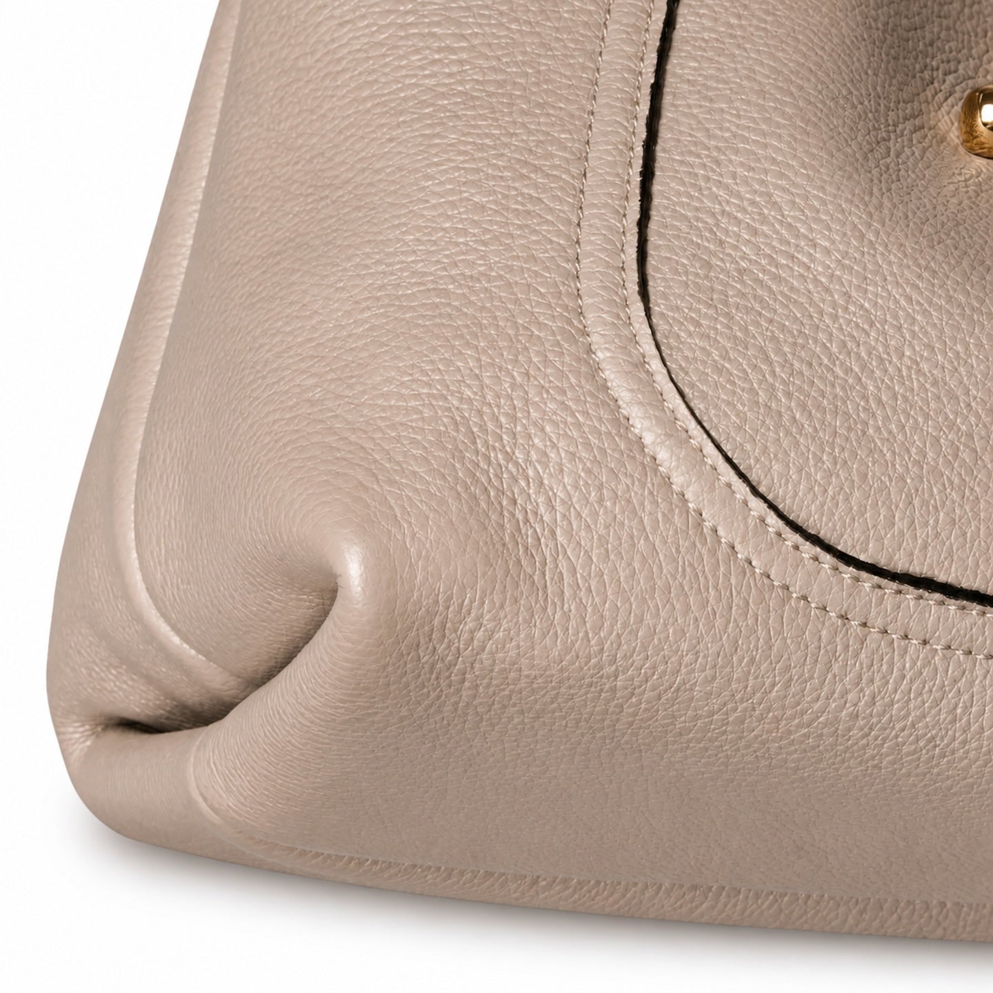 Gucci Horsebit Leather Brown Gold Shoulder Bag