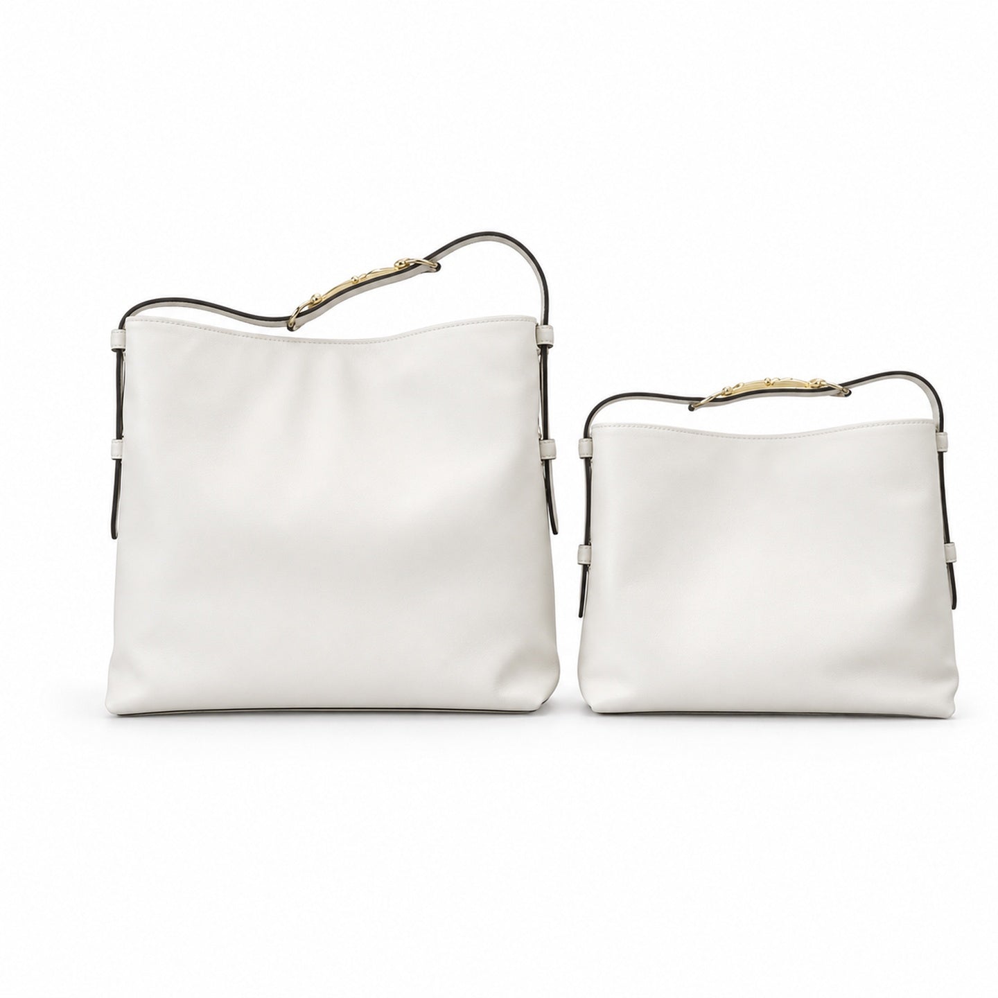 Gucci Large Leather White Tote Bag