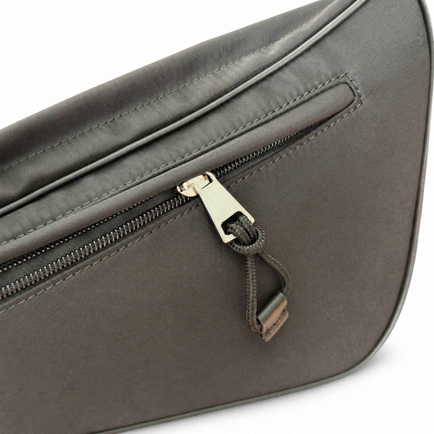 Gucci Men's Small Canvas Nylon Leather Red Crossbody Bag