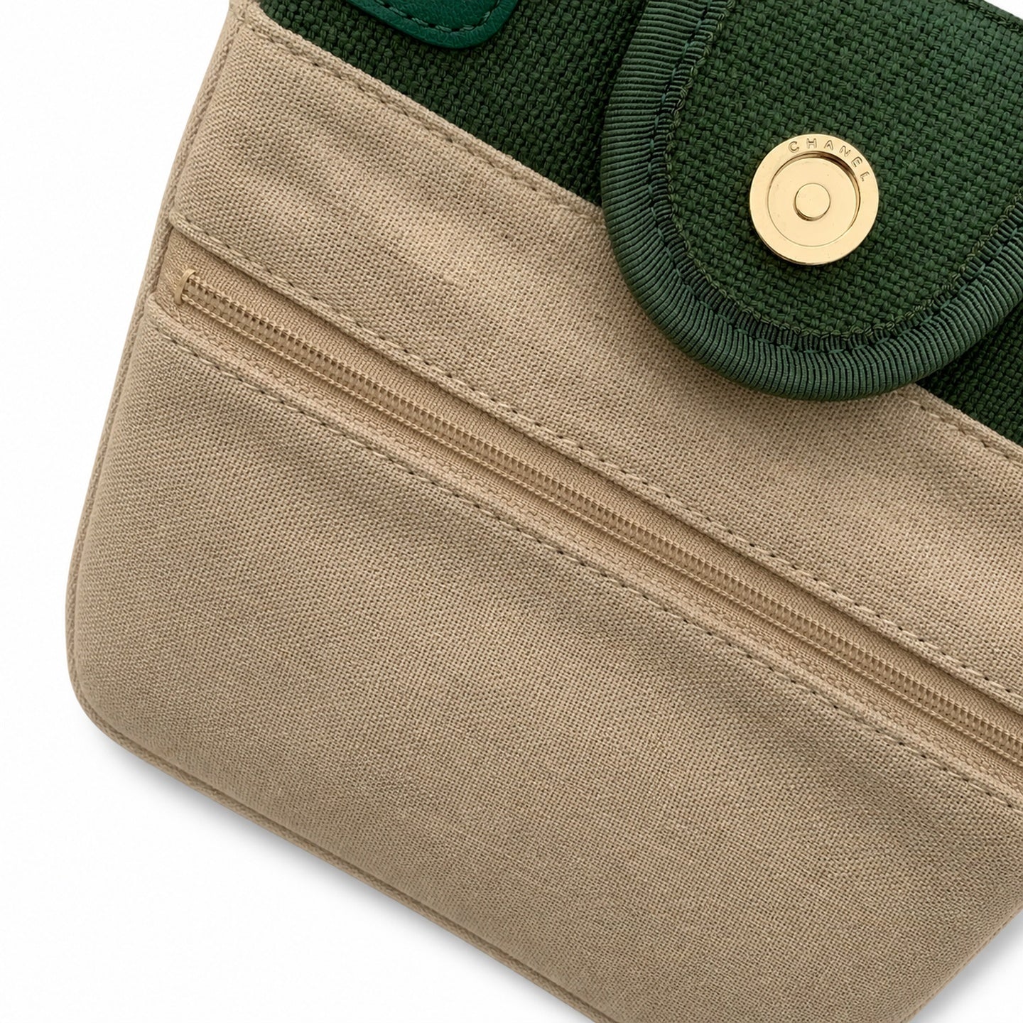 Chanel Small Cotton Leather Bag