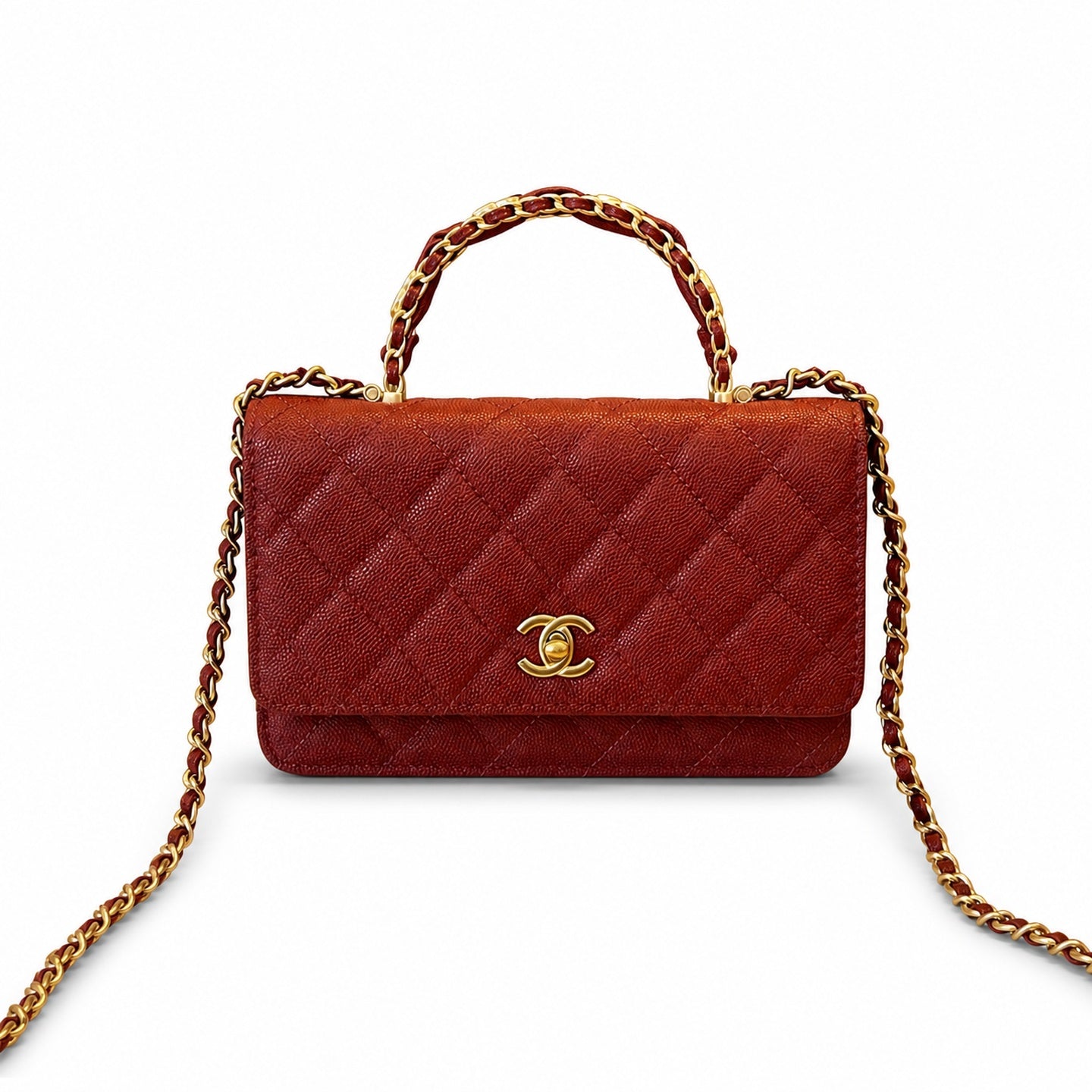 Chanel Leather Wallet on Chain