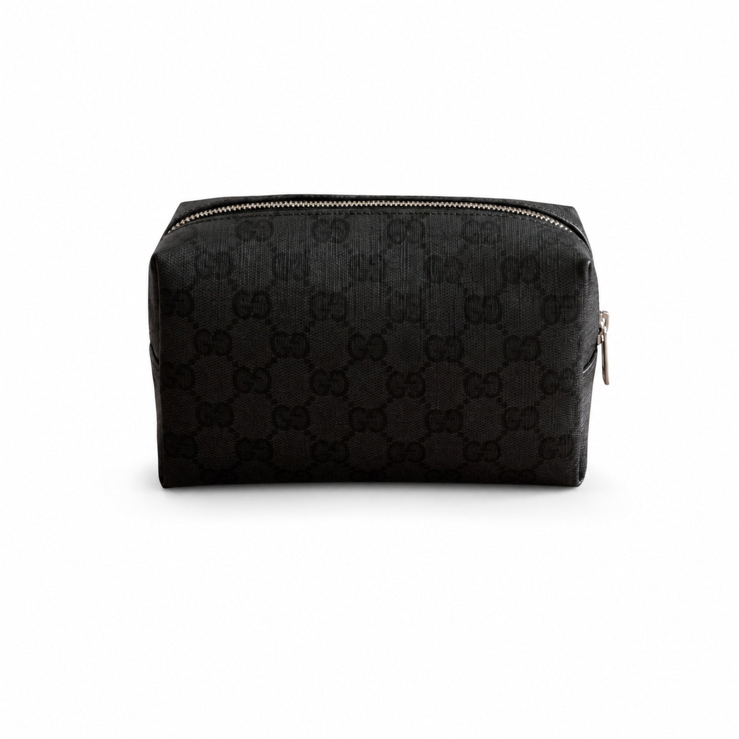 Gucci Small Canvas Leather Black Brown Gold Bag