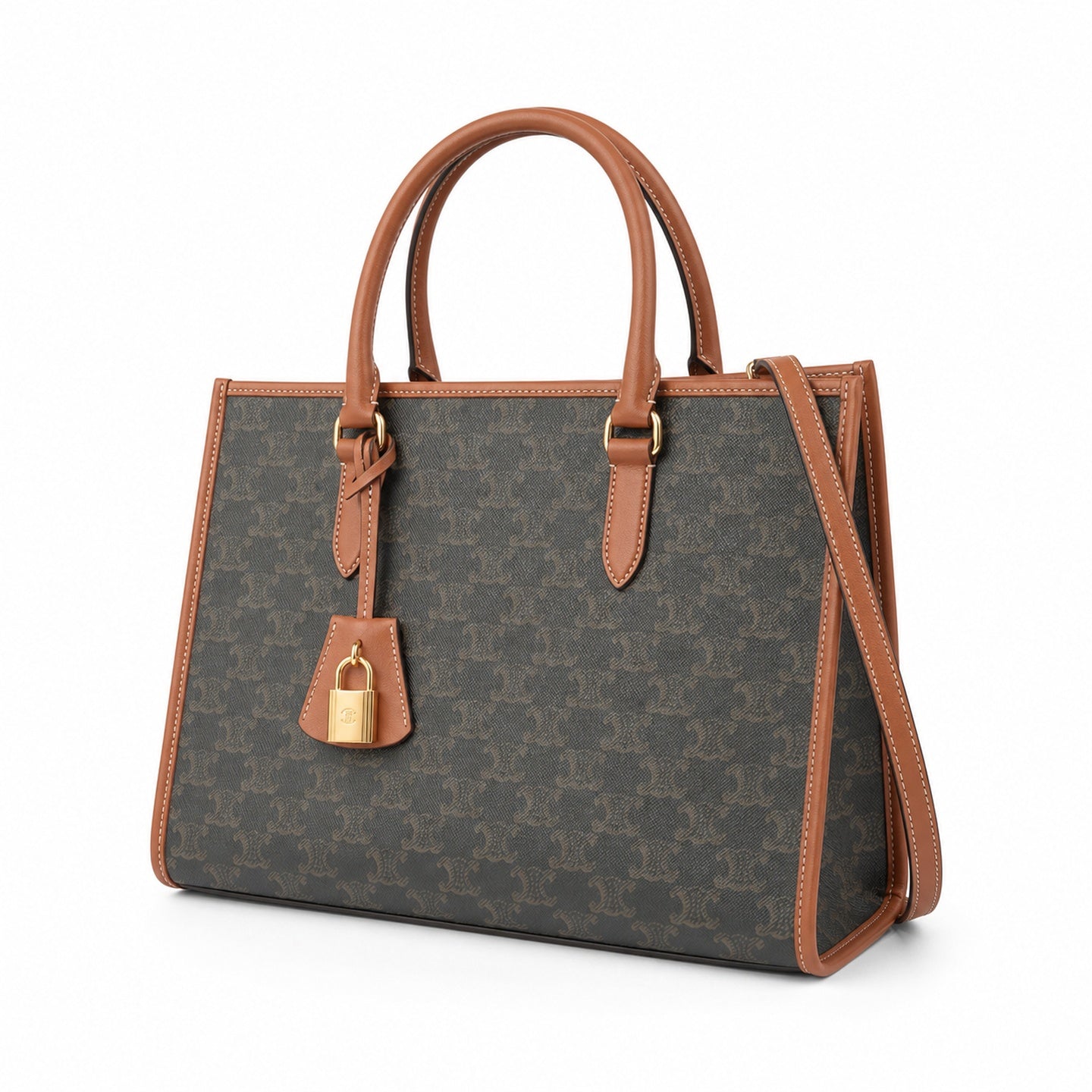 Celine Cabas Small Leather Handbag