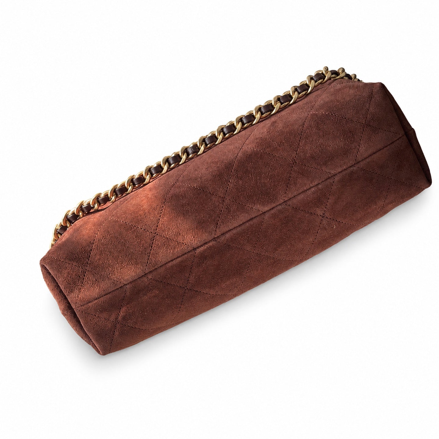 Chanel 25 Suede Leather Bag