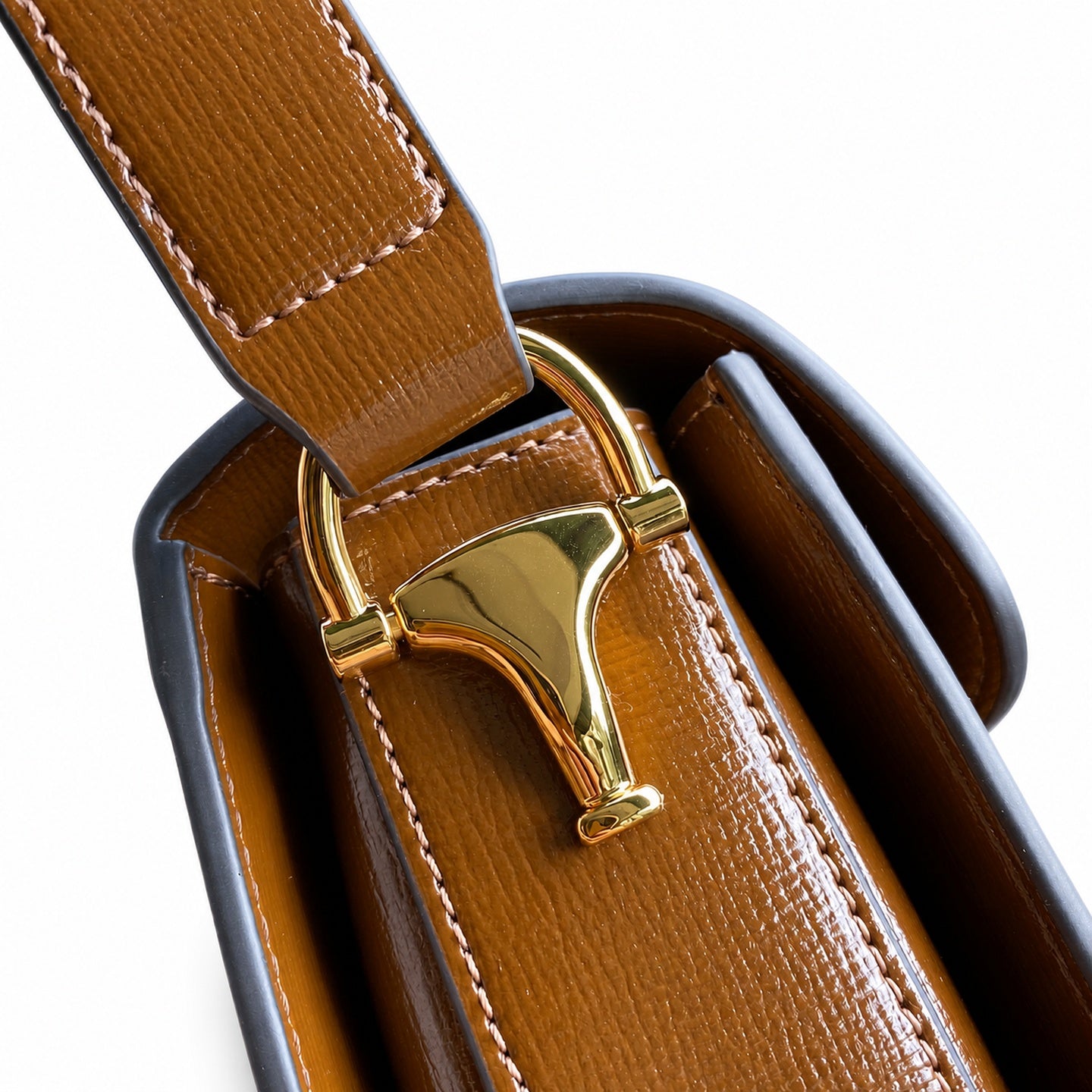 Gucci Mini Leather Beige Brown Handbag
