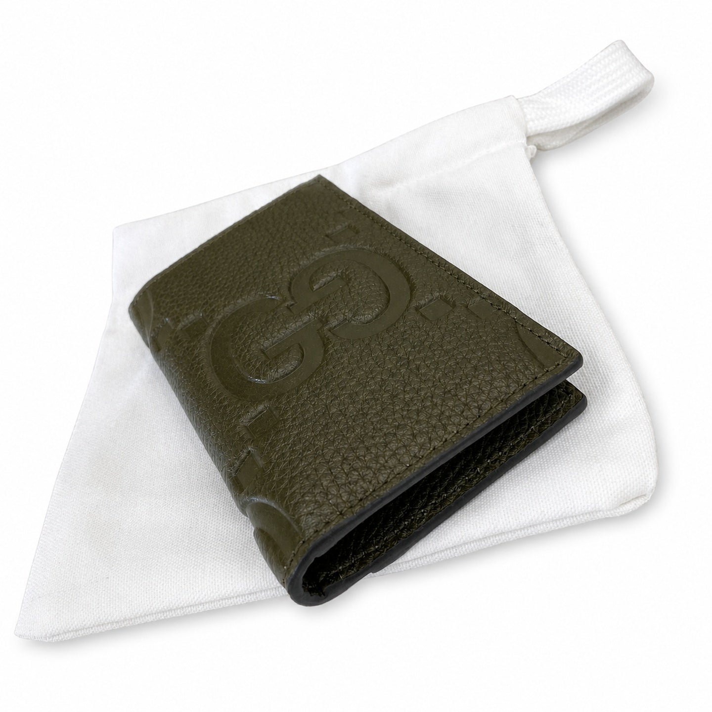 Gucci Leather Green Card Holder
