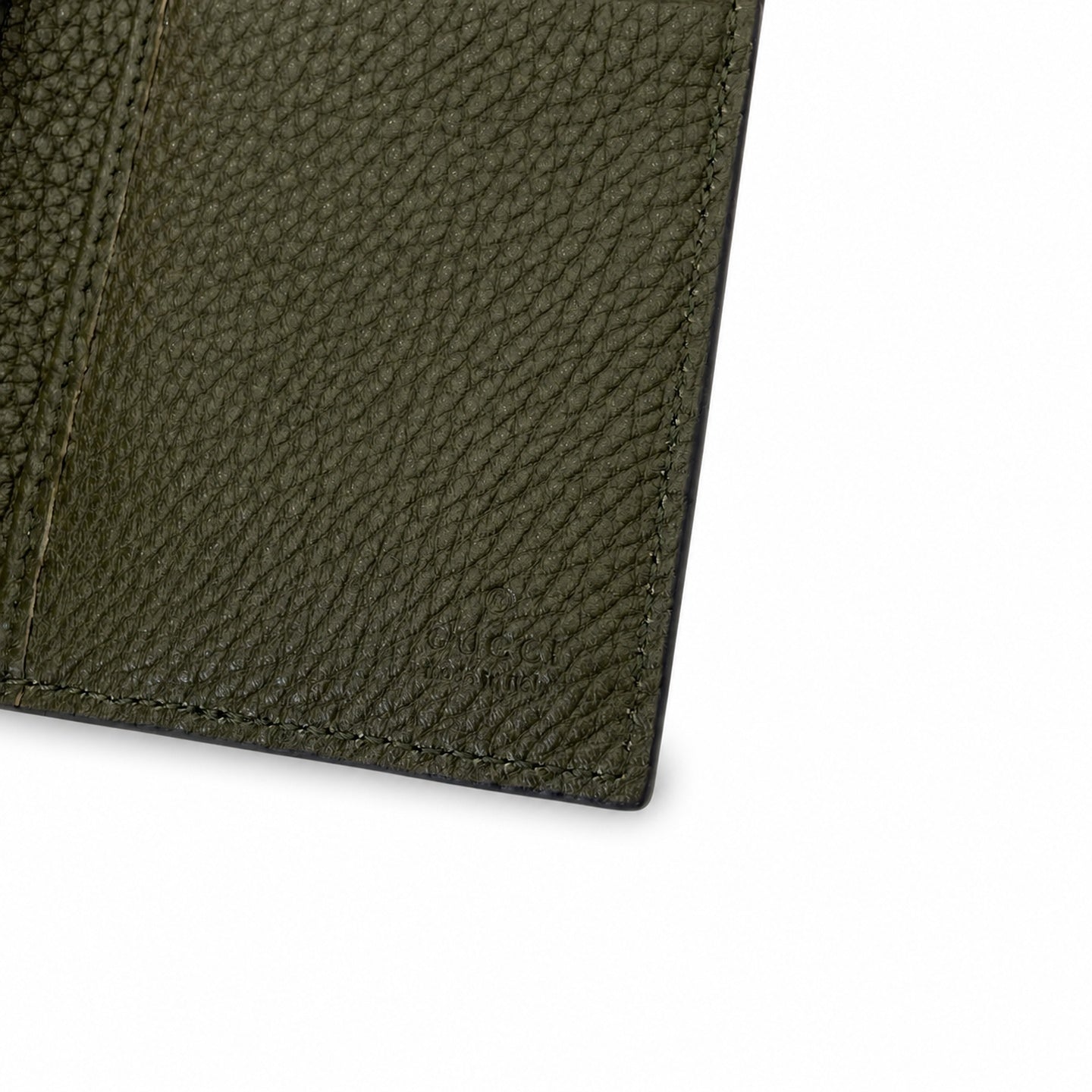 Gucci Leather Green Card Holder