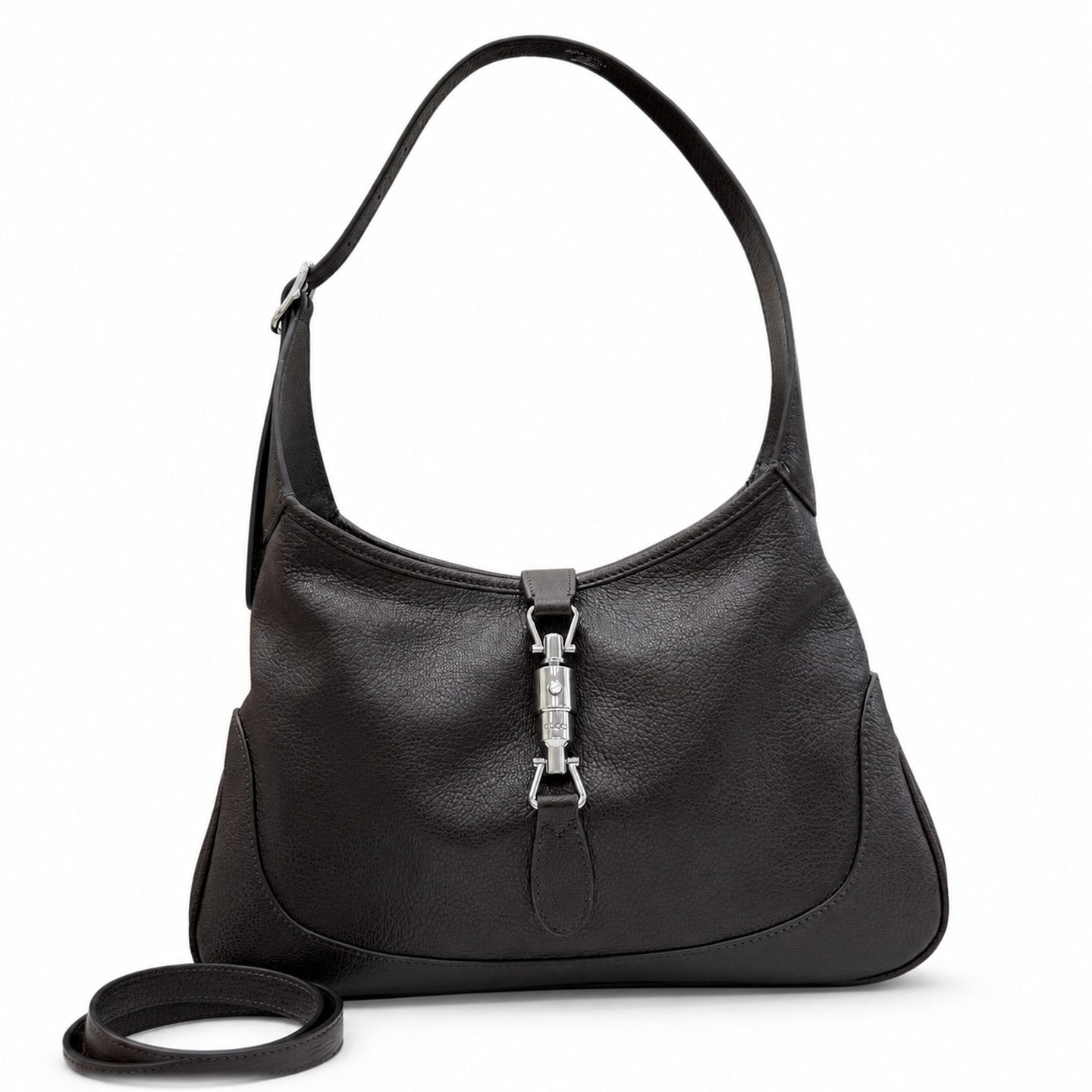 Gucci Jackie 1961 Leather Brown Handbag