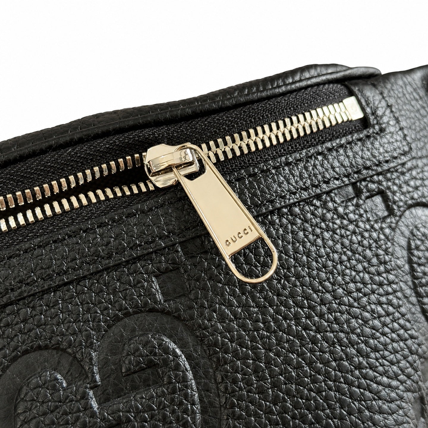Gucci Small Cotton Leather Orange Waist Bag