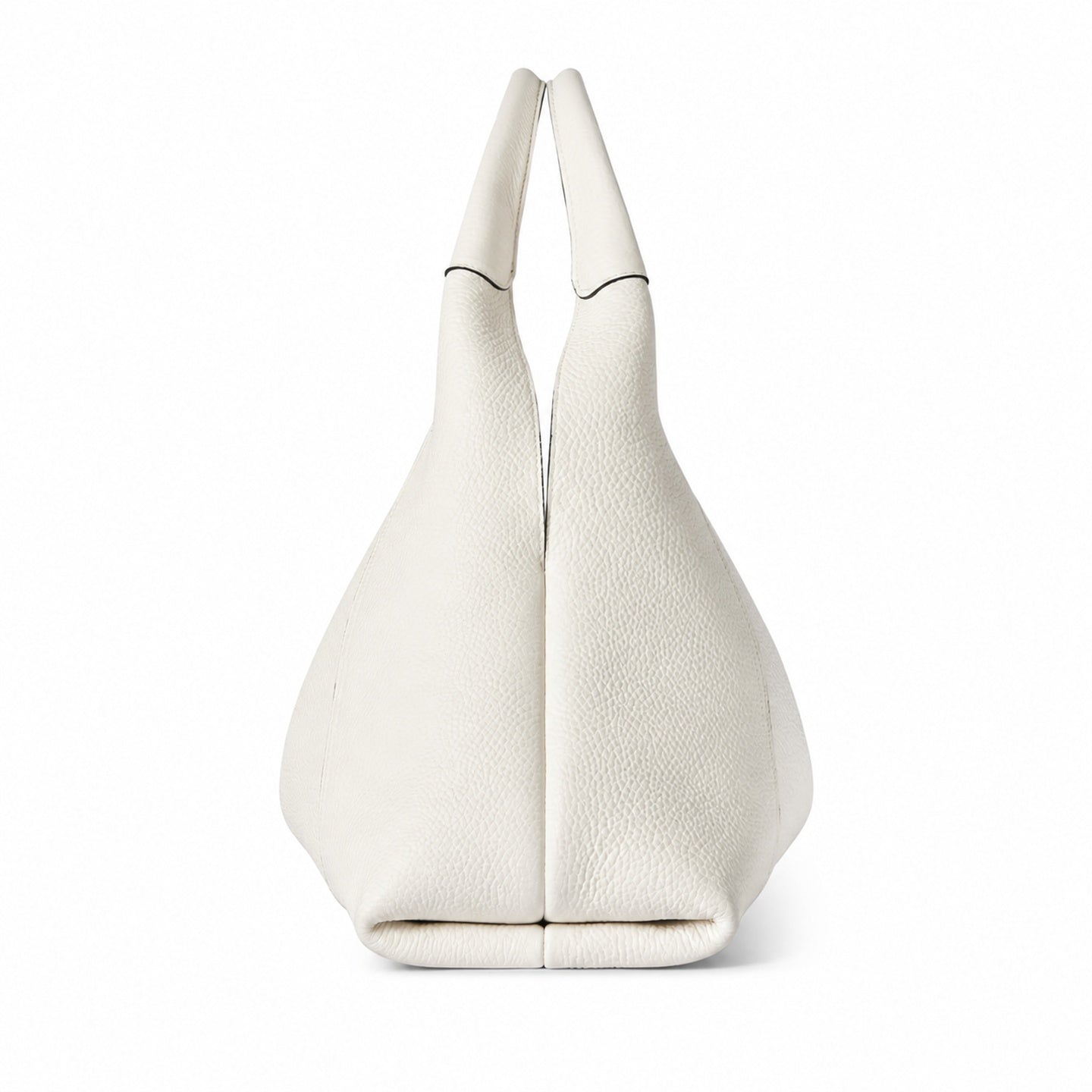 Gucci Horsebit Large Leather White Brown Gold Bag