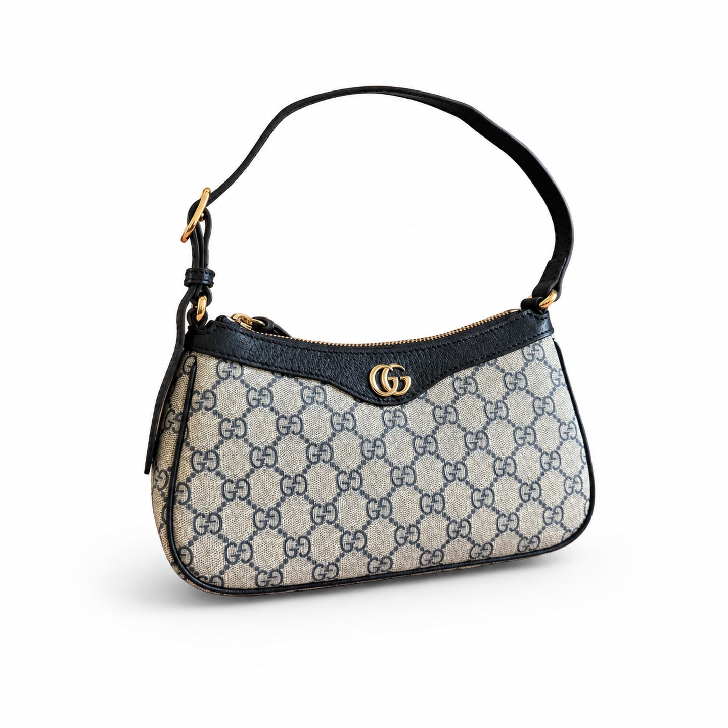 Gucci Ophidia Supreme Small Canvas Leather Beige Brown Blue Charm