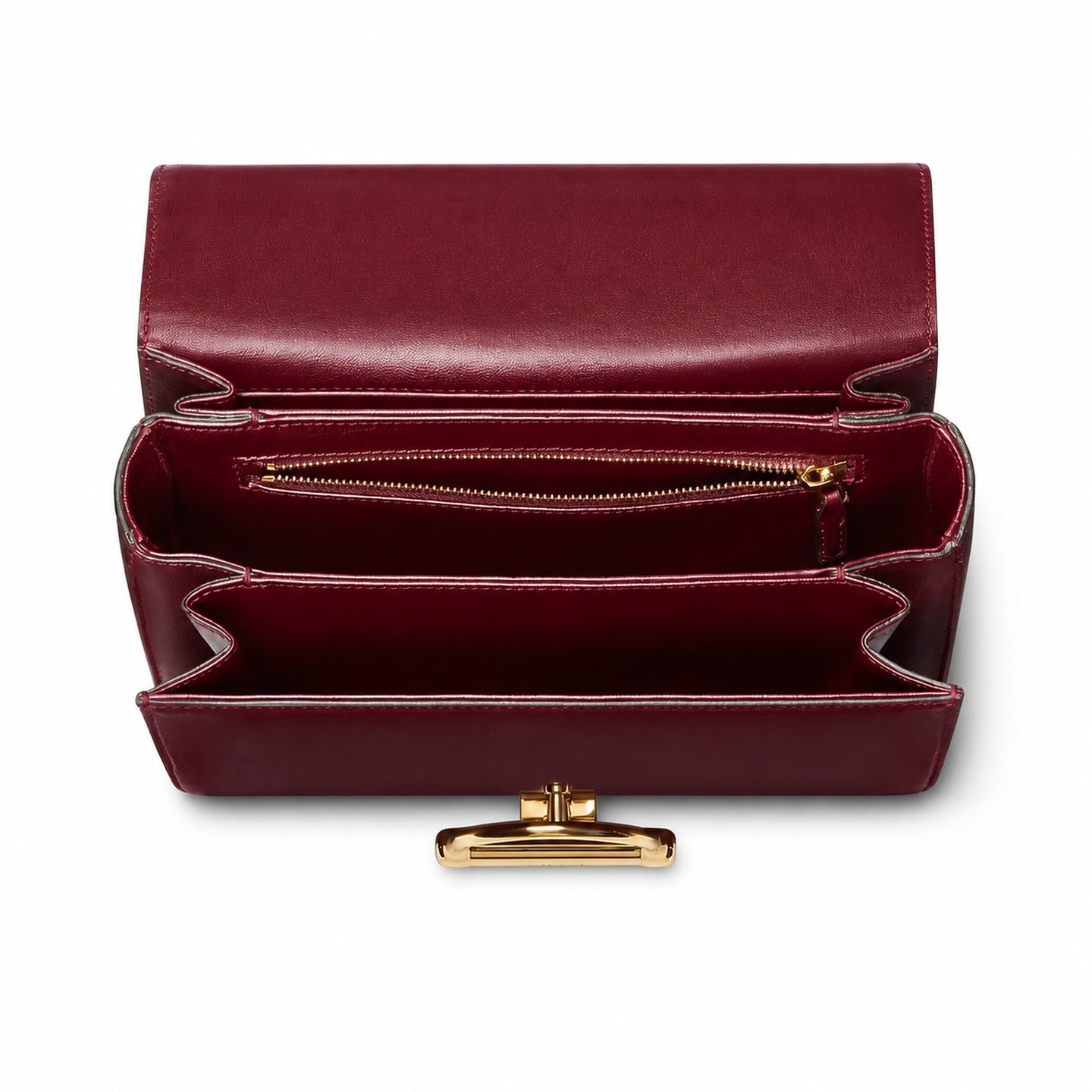 Gucci Horsebit Small Leather Red Gold Shoulder Bag
