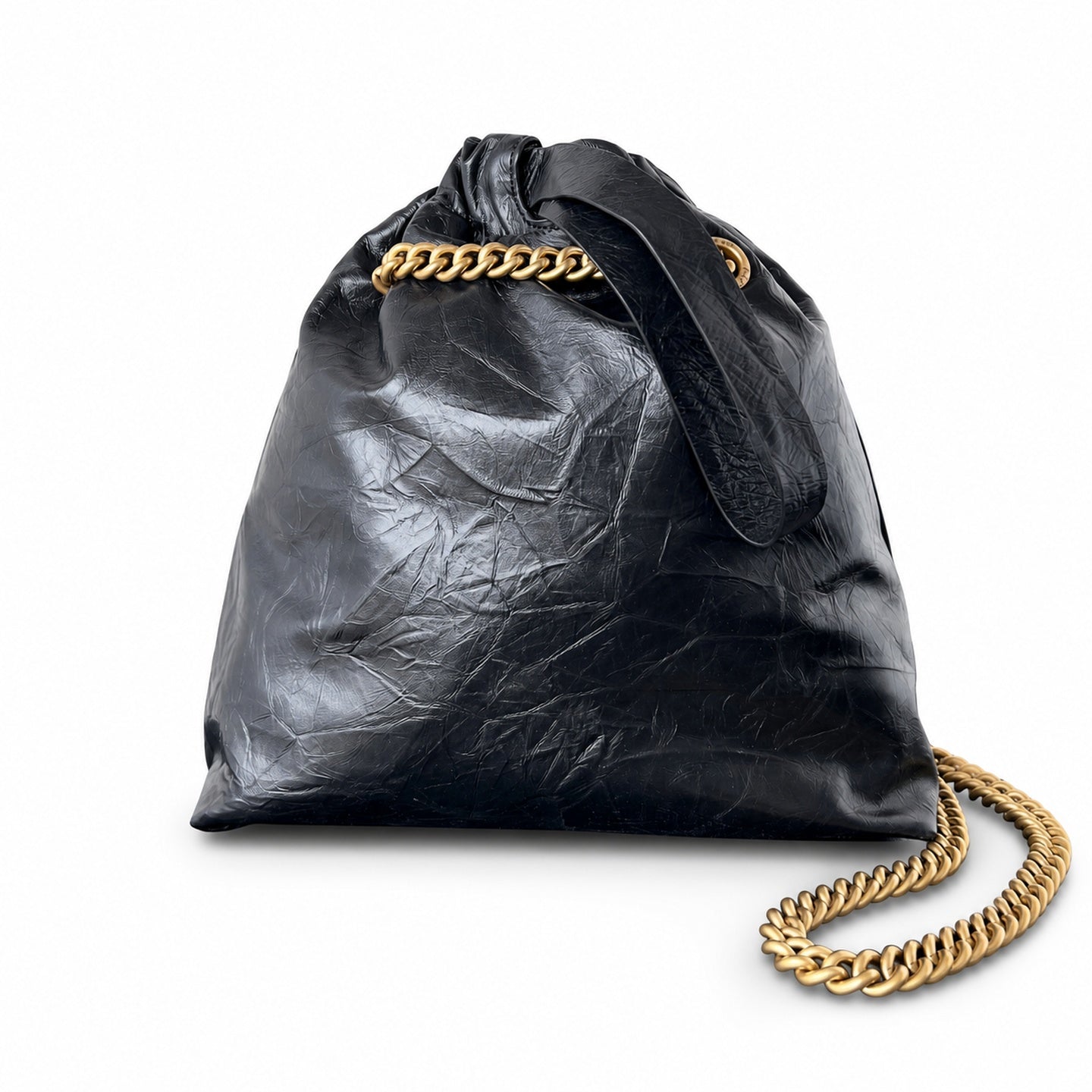 Chanel Small Nylon Leather Clutch