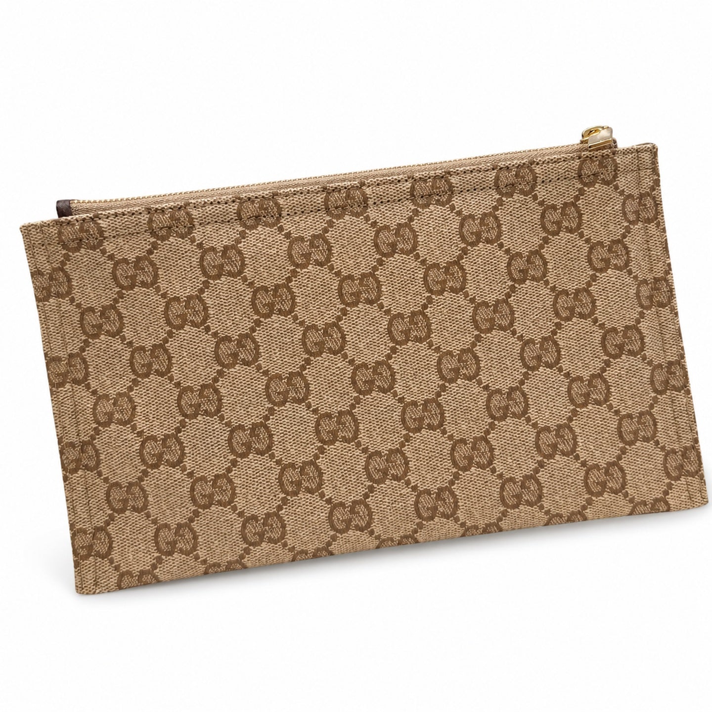 Gucci Canvas Black Brown Gold Bag