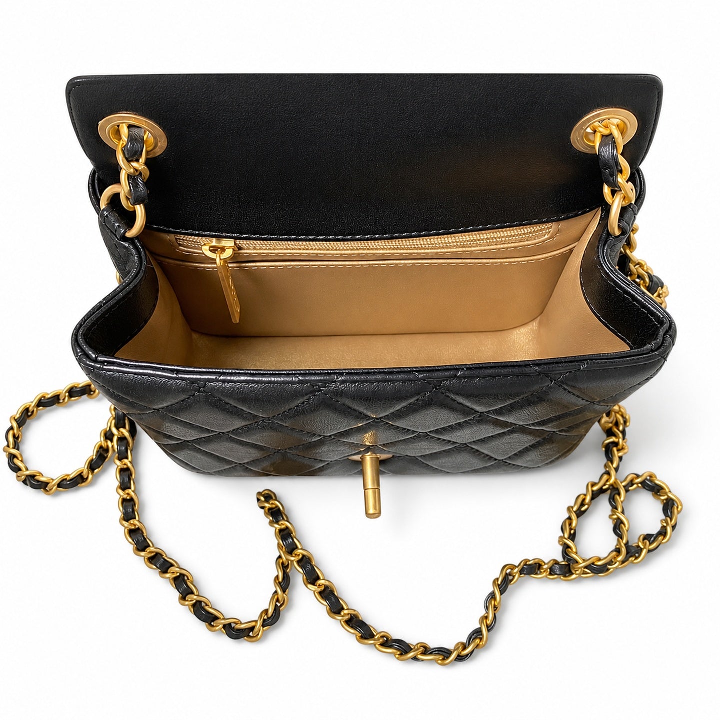 Chanel Mini Flap Gold Bag