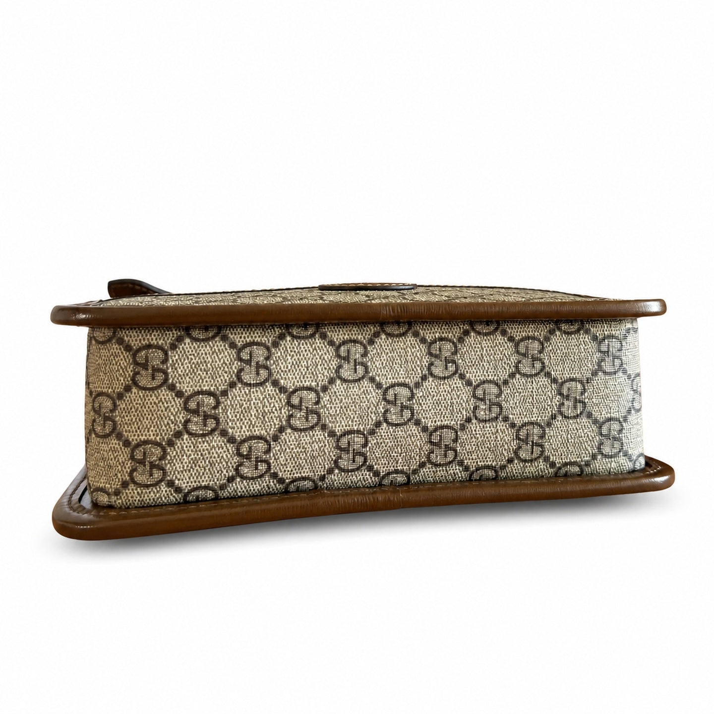 Gucci Mini Leather Brown Crossbody Bag