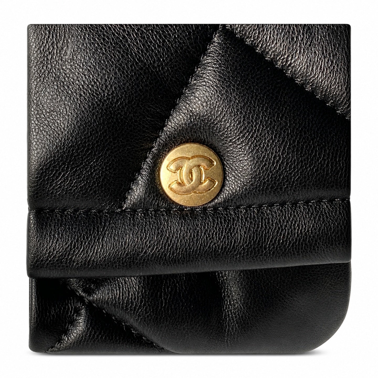 Chanel Large Leather Gold Shopping Bag