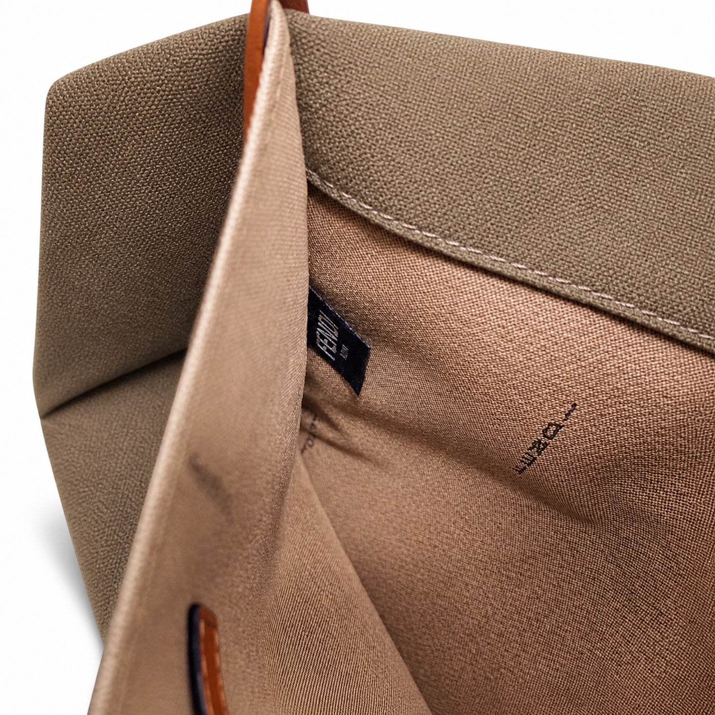 Fendi Peekaboo X-Tote Medium Embroidered Canvas Leather Brown Green Handbag