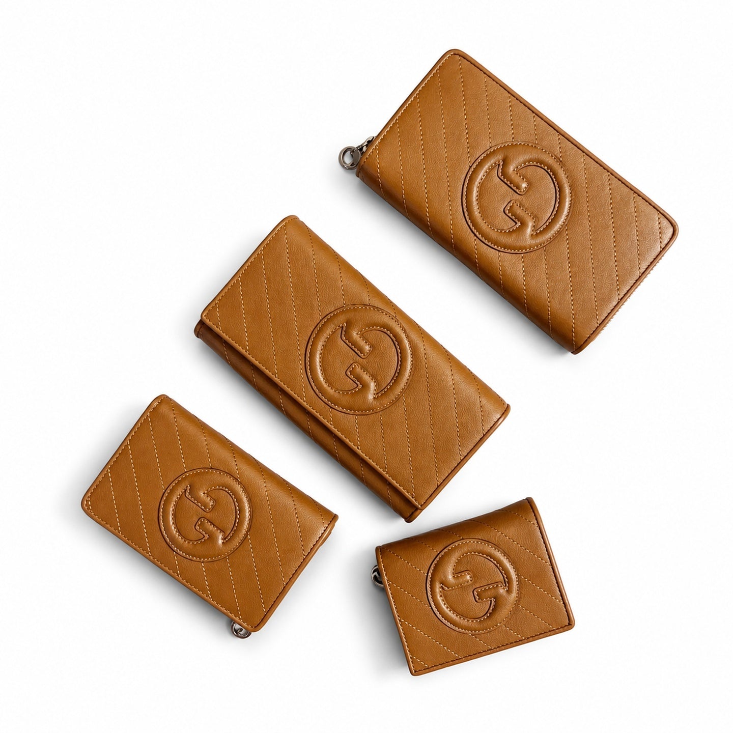 Gucci Blondie Leather Brown Wallet
