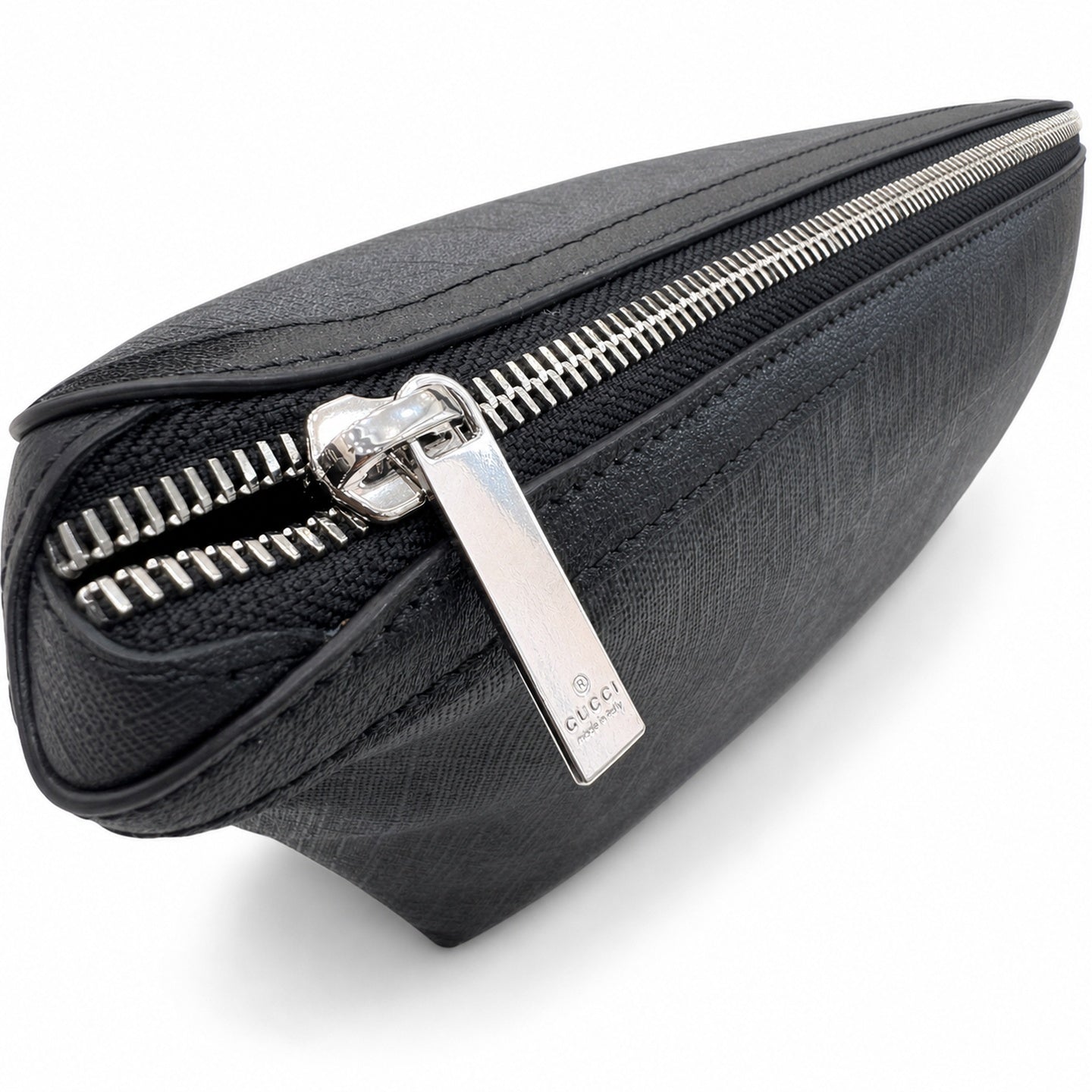 Gucci Canvas Leather Black Bag