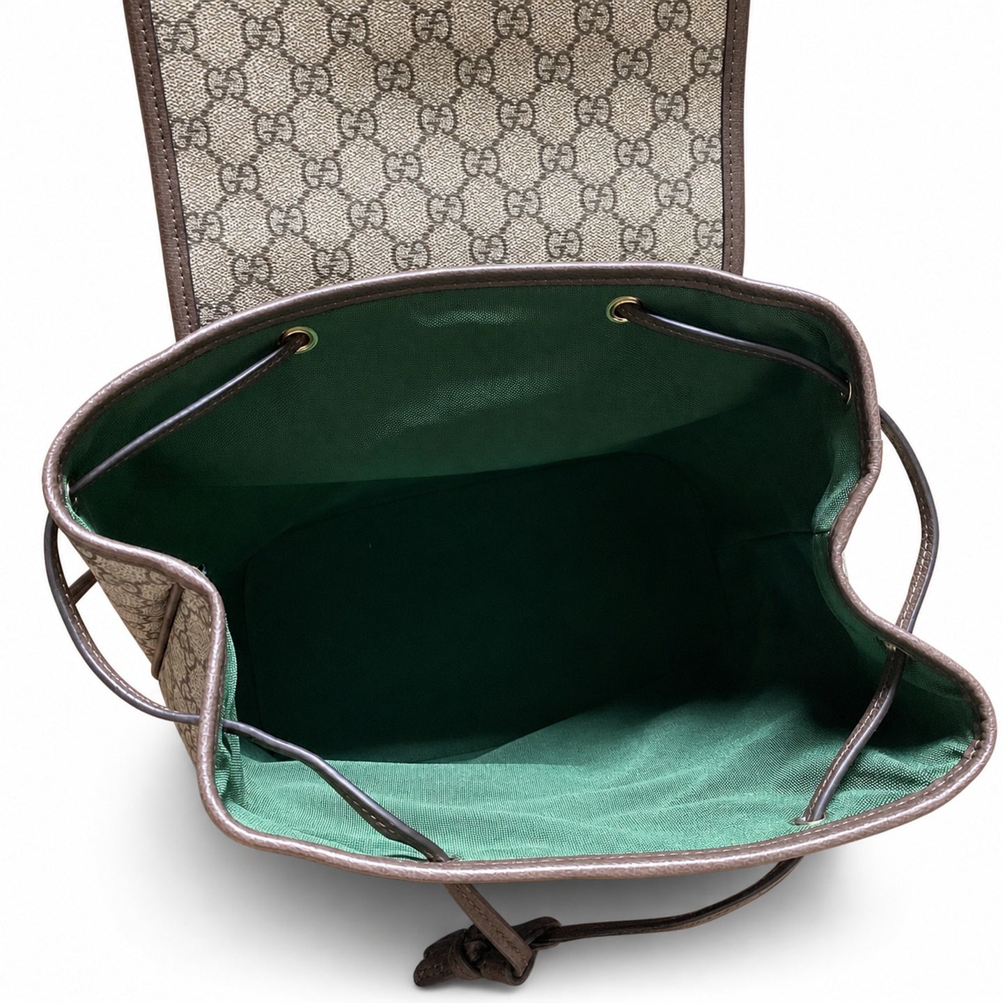 Gucci Ophidia Medium Beige Brown Backpack