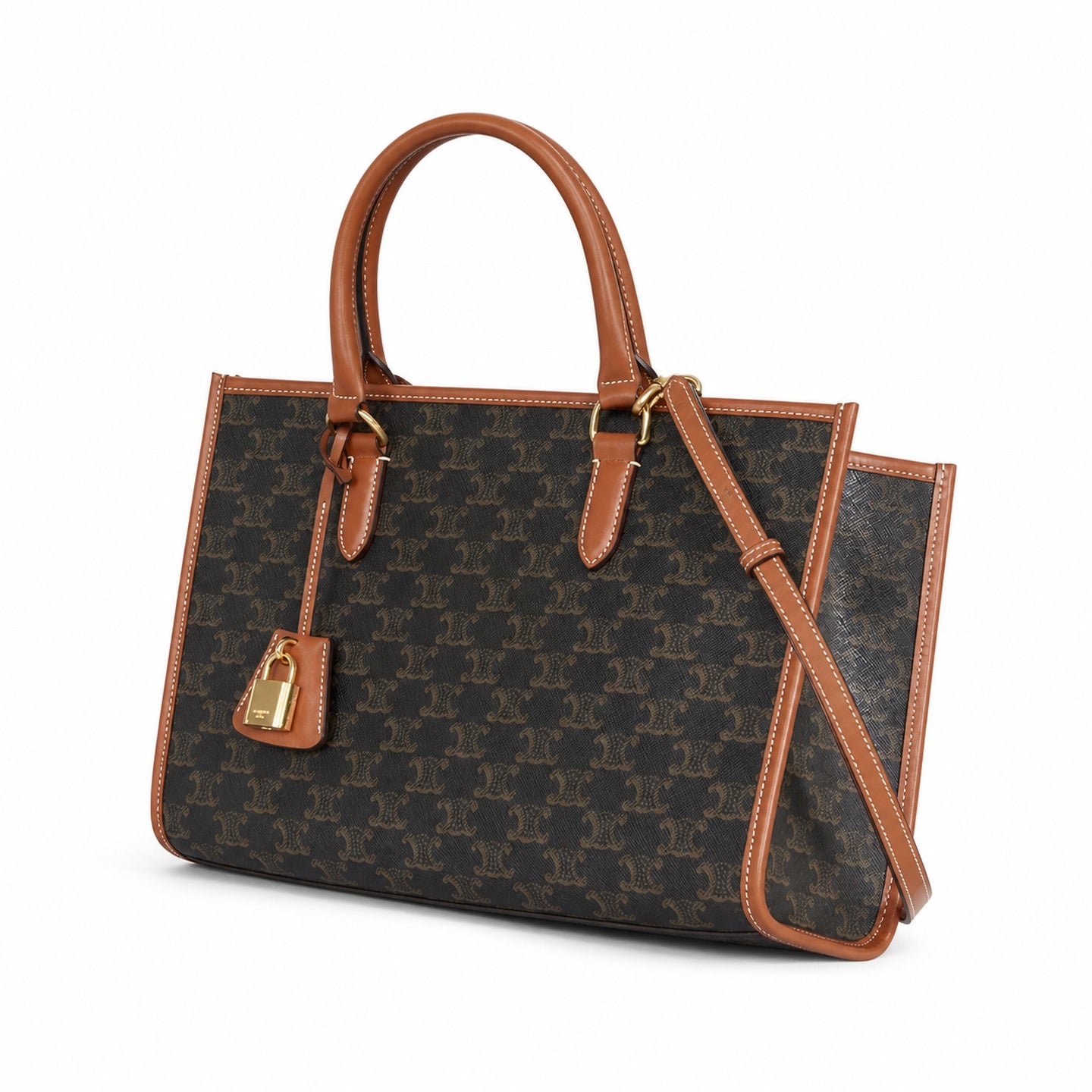 Celine Cabas Small Leather Handbag