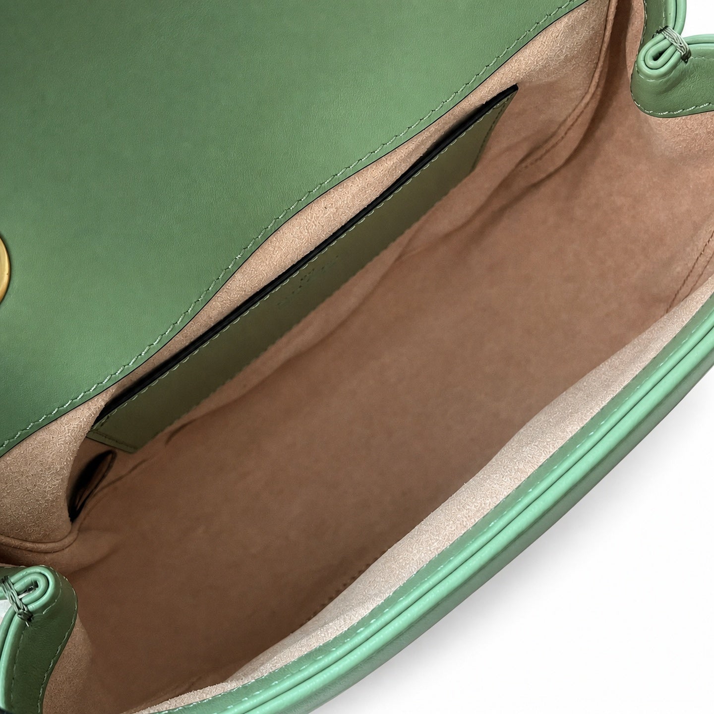Gucci GG Marmont Quilted Leather Green Gold Handbag