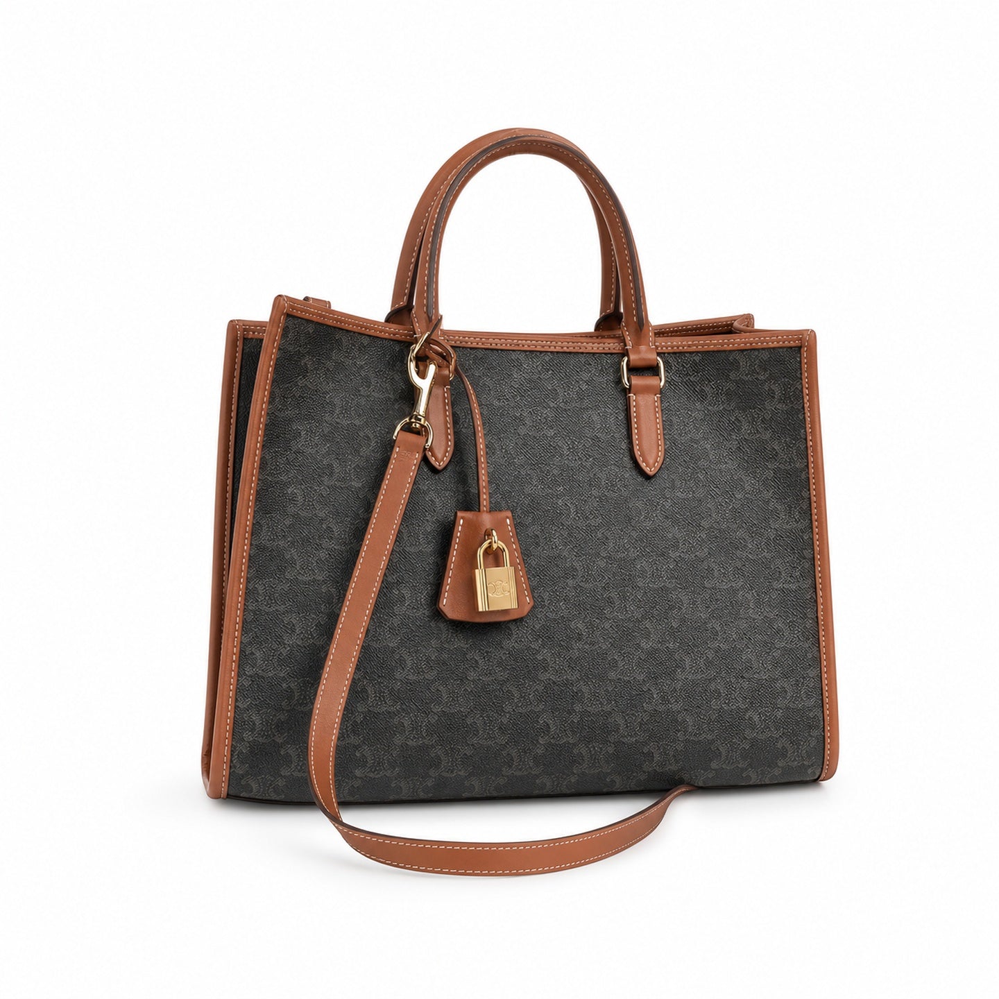 Celine Cabas Small Leather Handbag