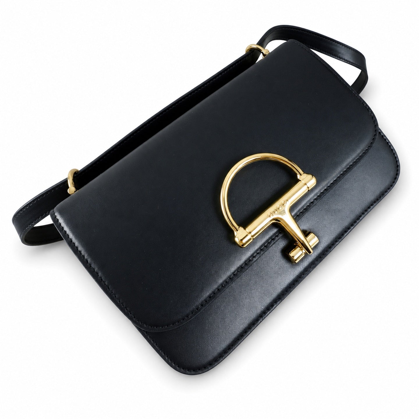 Gucci Horsebit Small Leather Shoulder Bag