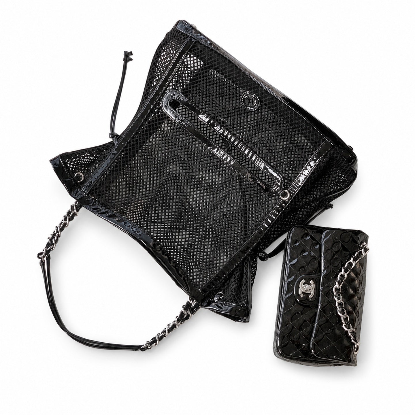 Chanel Large Patent Leather Bag