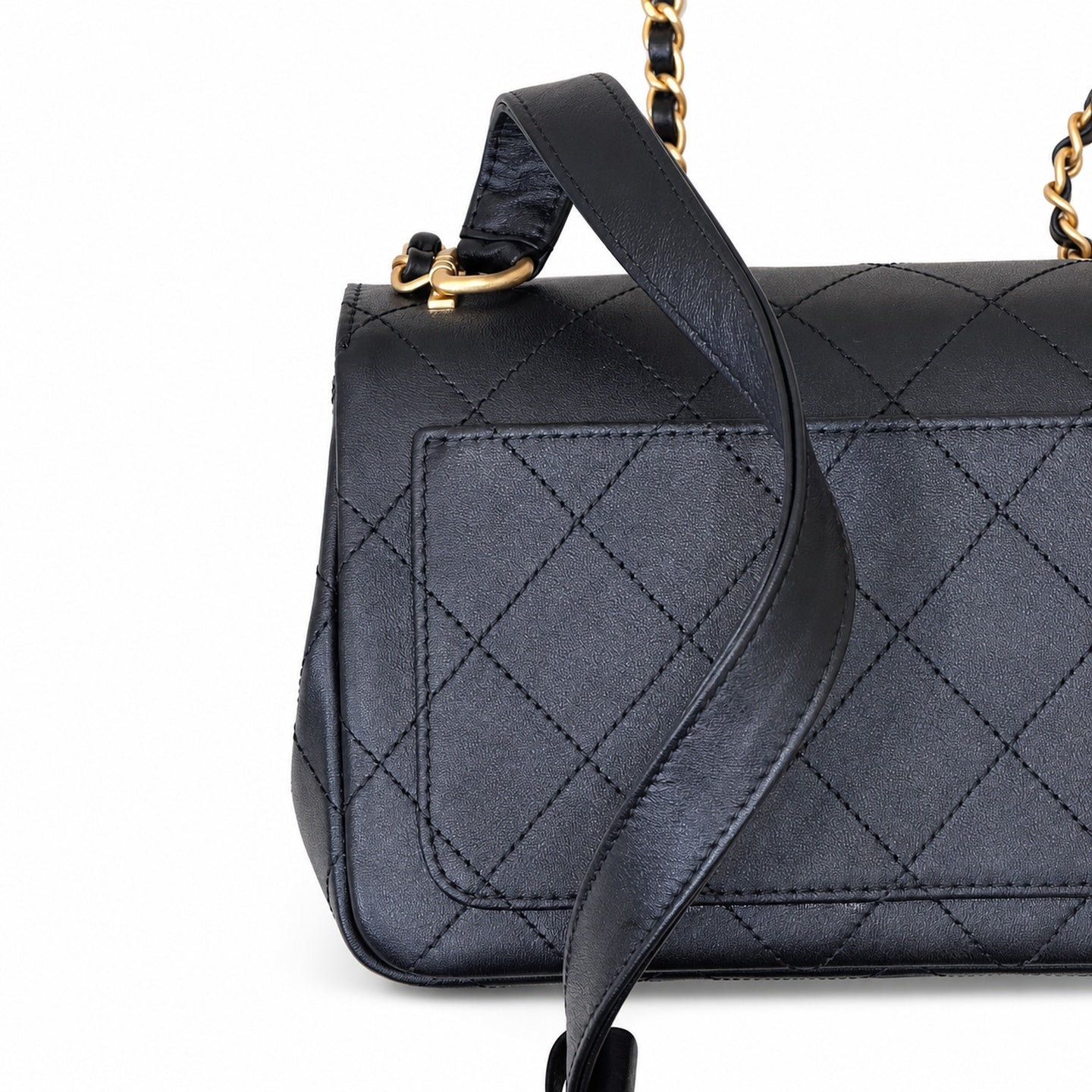 Chanel Leather Messenger Bag