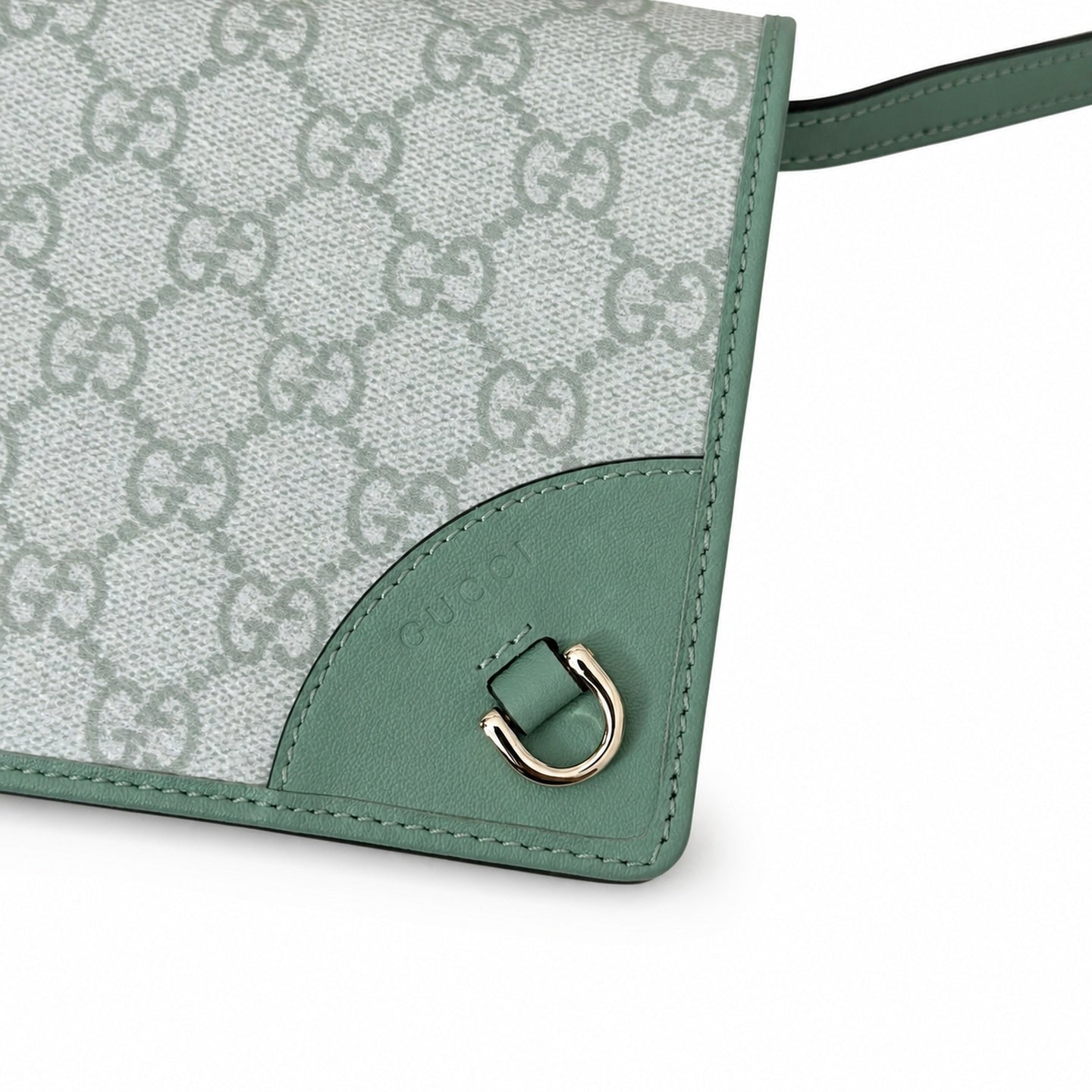 Gucci Small Leather White Beige Green Pink Shoulder Bag