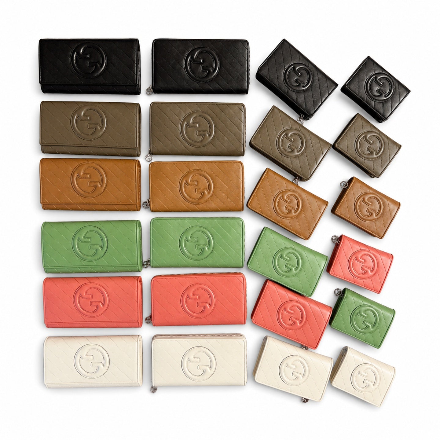Gucci Blondie Leather White Wallet