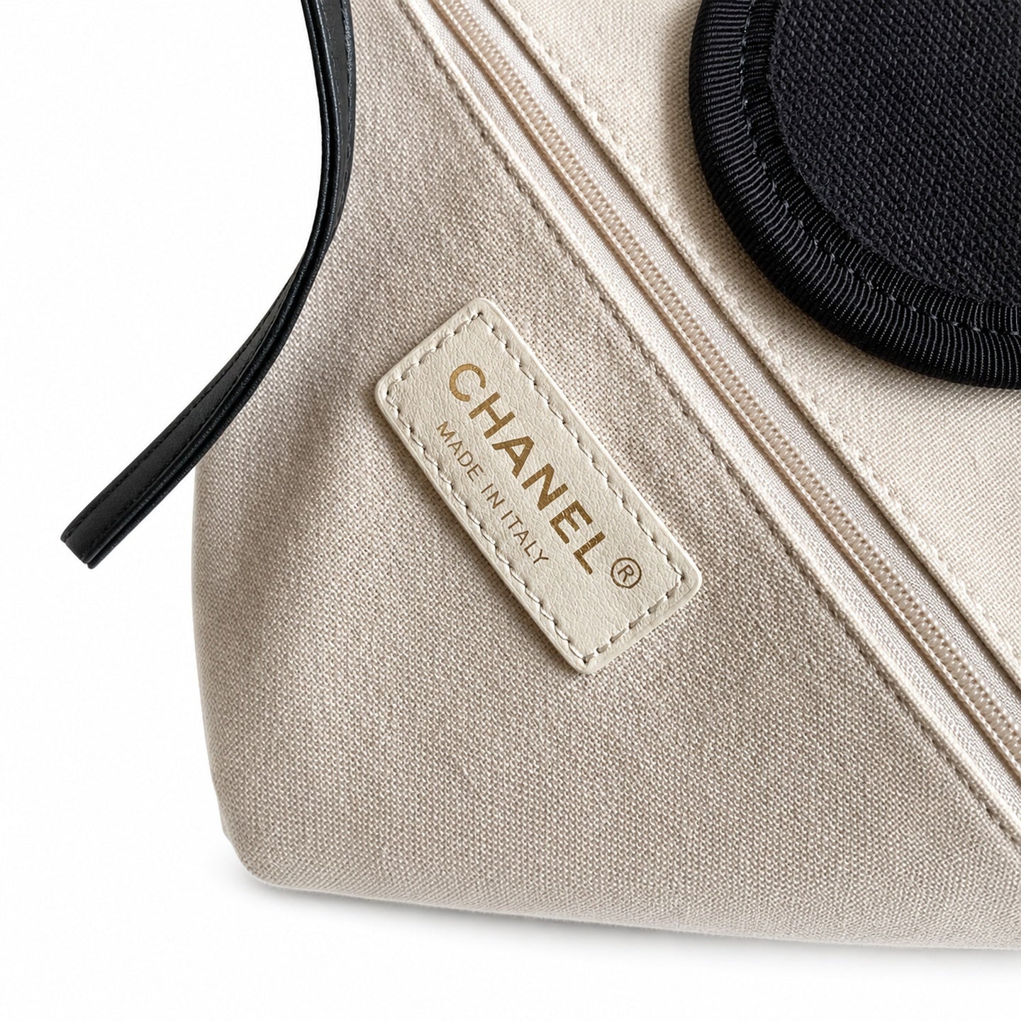 Chanel Large Black White Bag