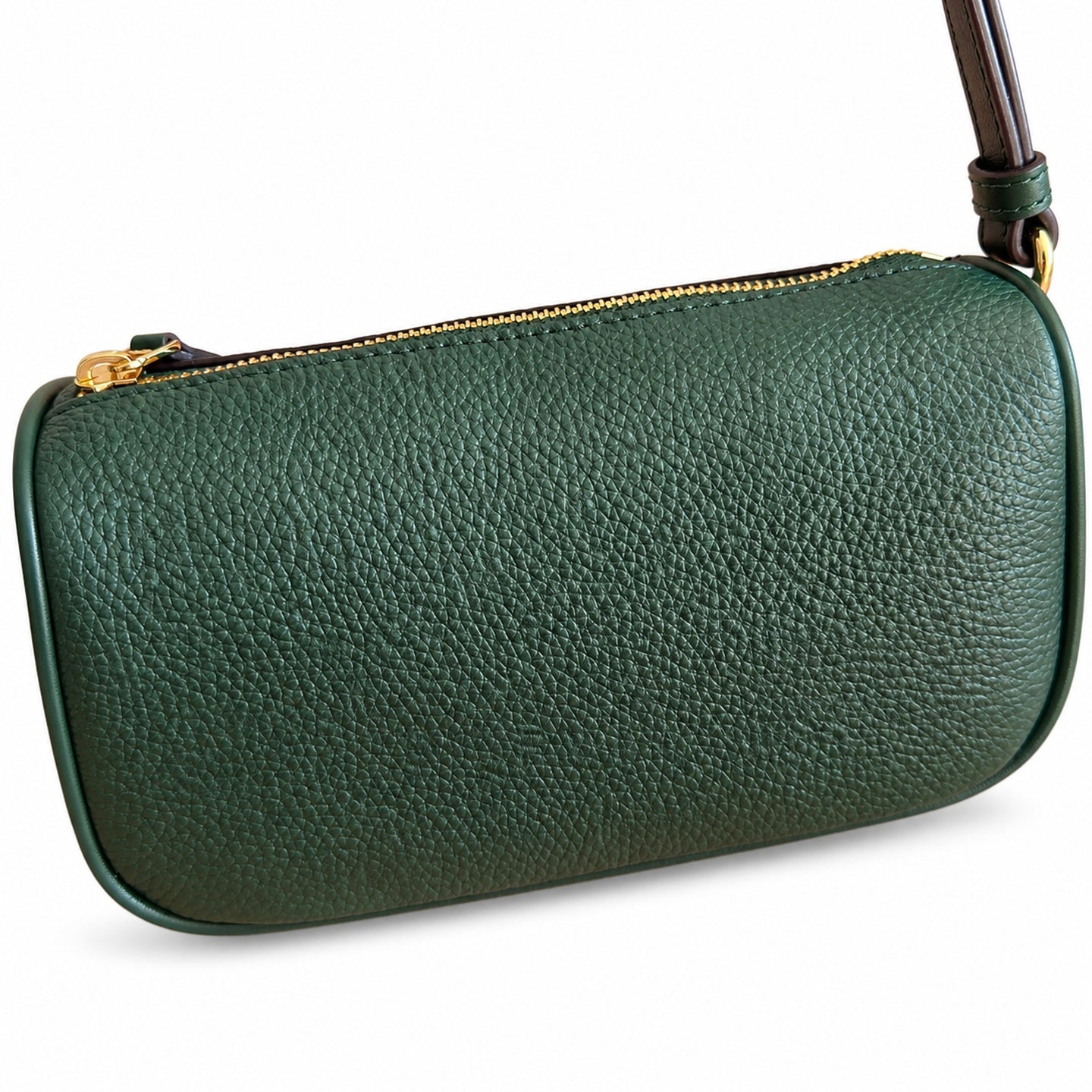 Gucci Horsebit Mini Cotton Leather Green Gold Bag