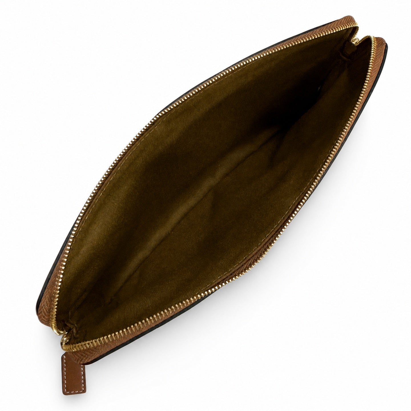 Celine Leather Brown Clutch
