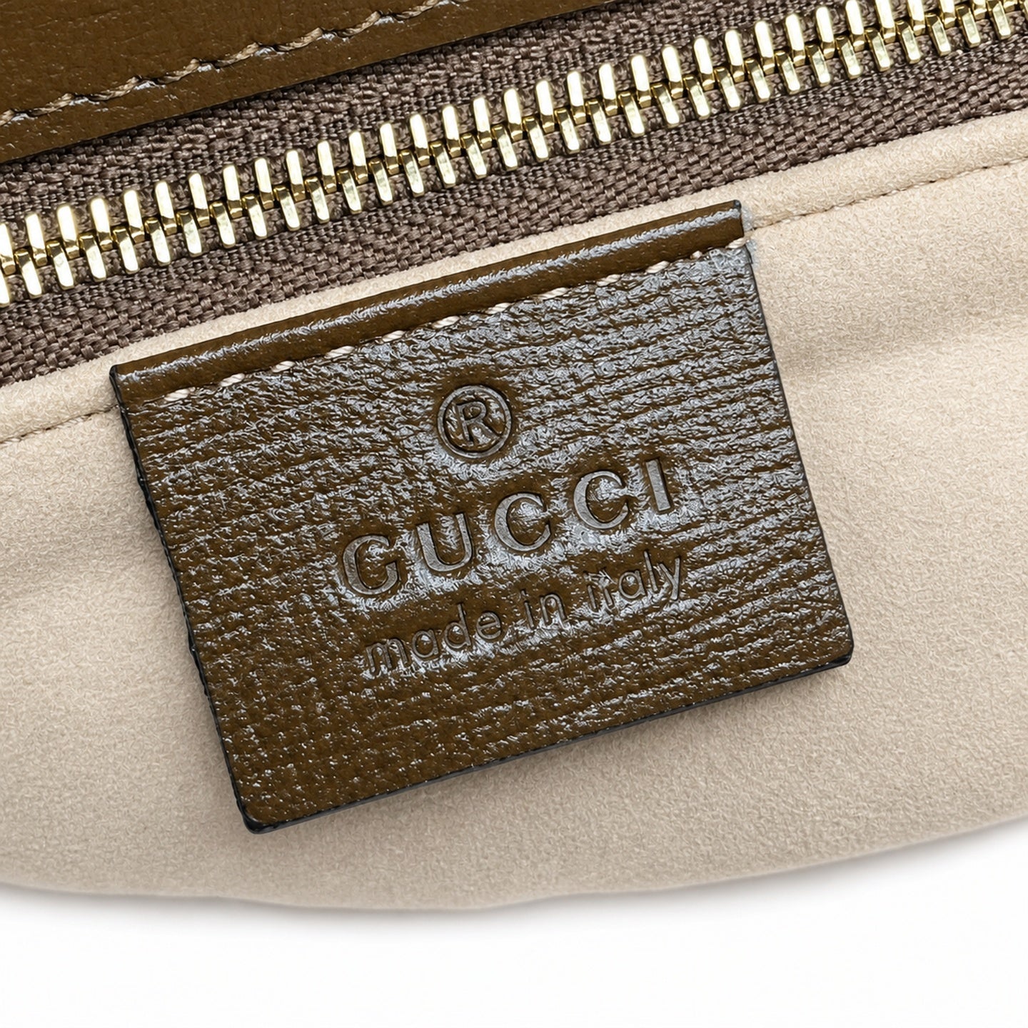 Gucci Horsebit 1955 Supreme Small Leather Beige Brown Gold Handbag
