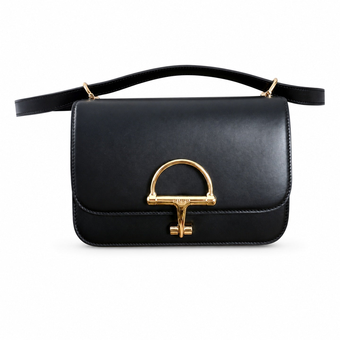 Gucci Horsebit Small Leather Shoulder Bag