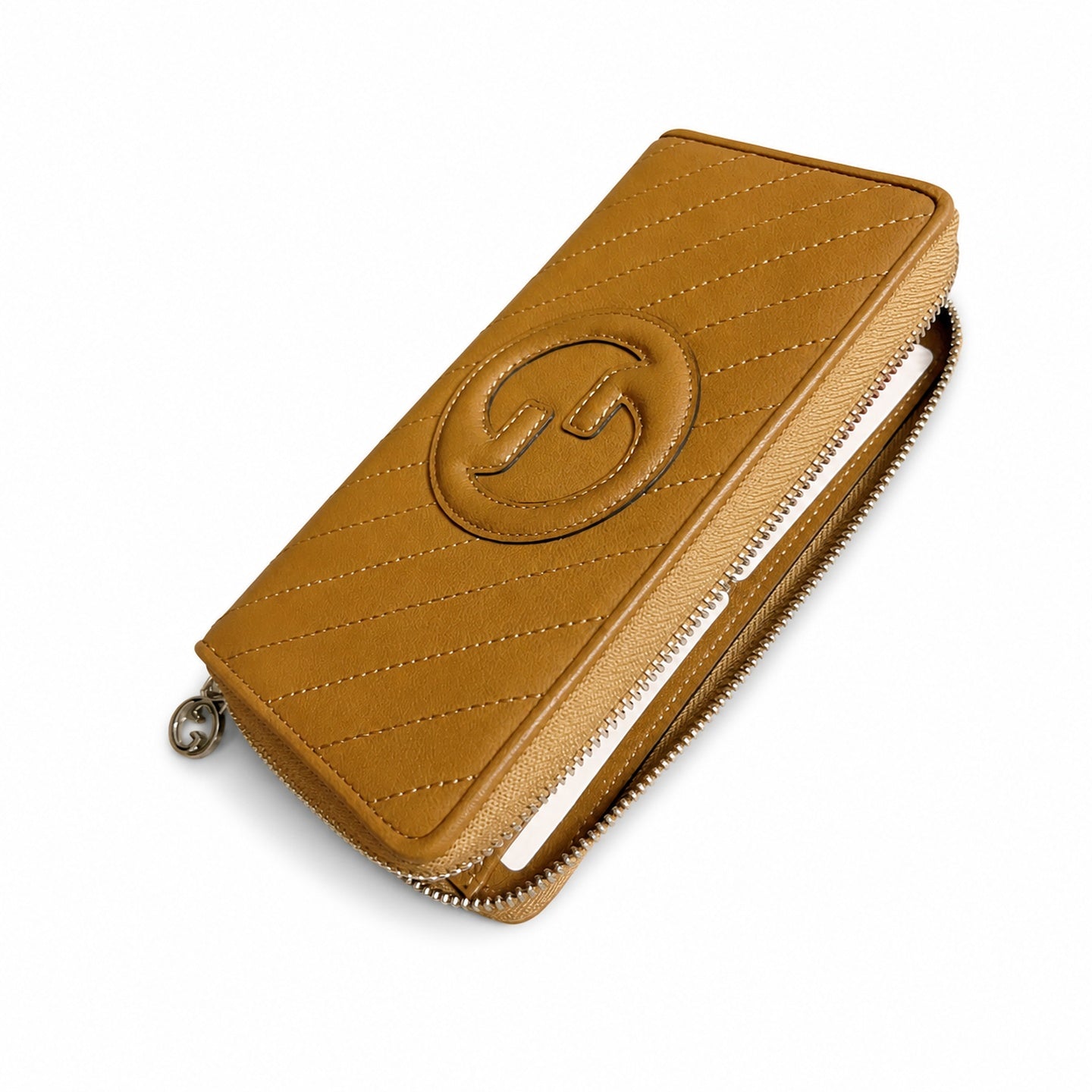 Gucci Blondie Leather Brown Wallet