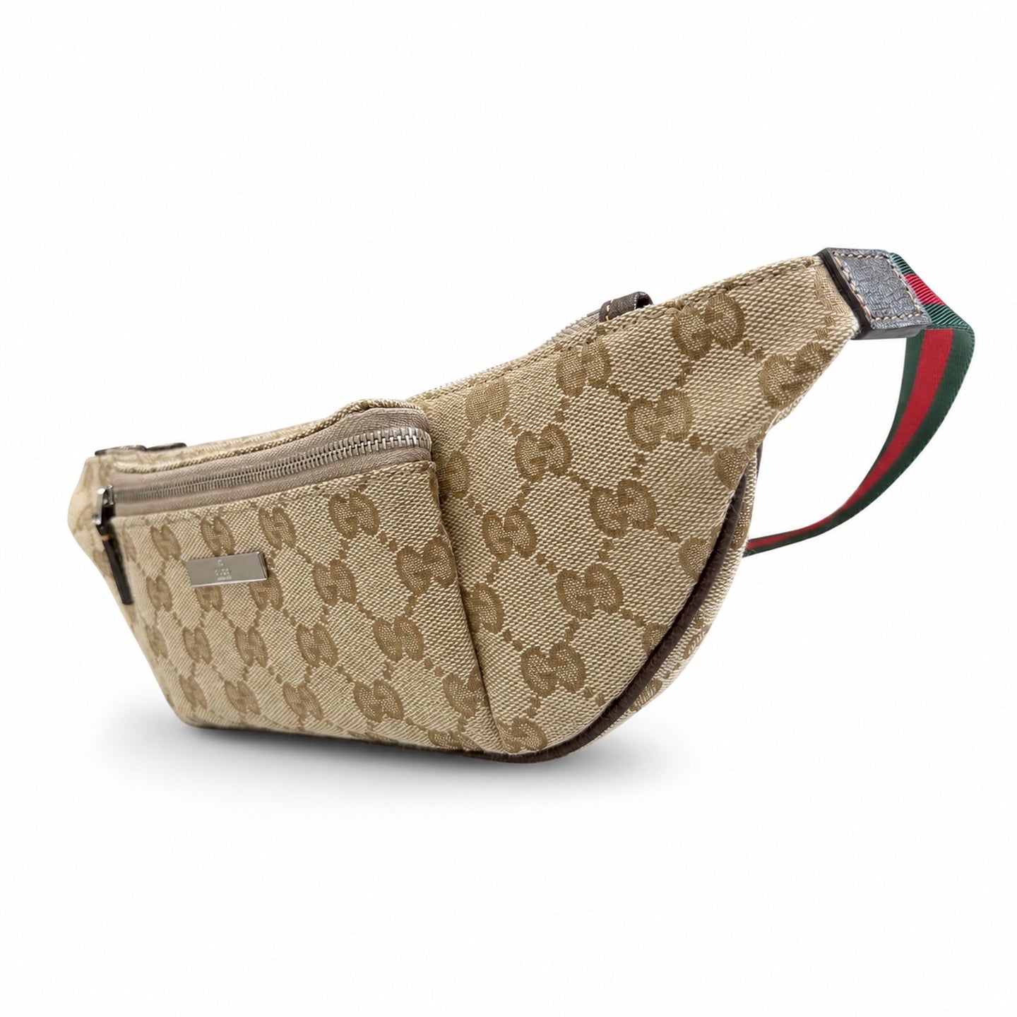 Gucci Mini Canvas Leather Brown Handbag