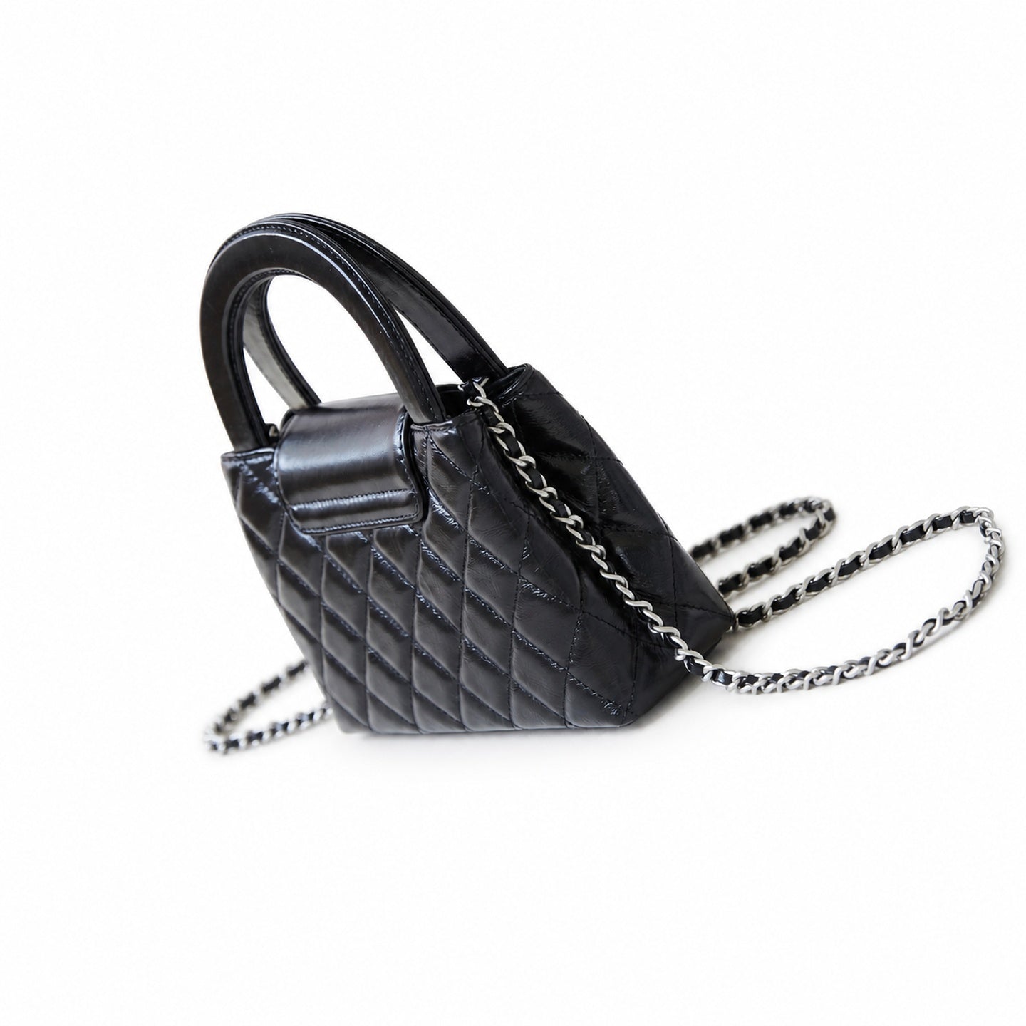 Chanel Kelly Silver Bag