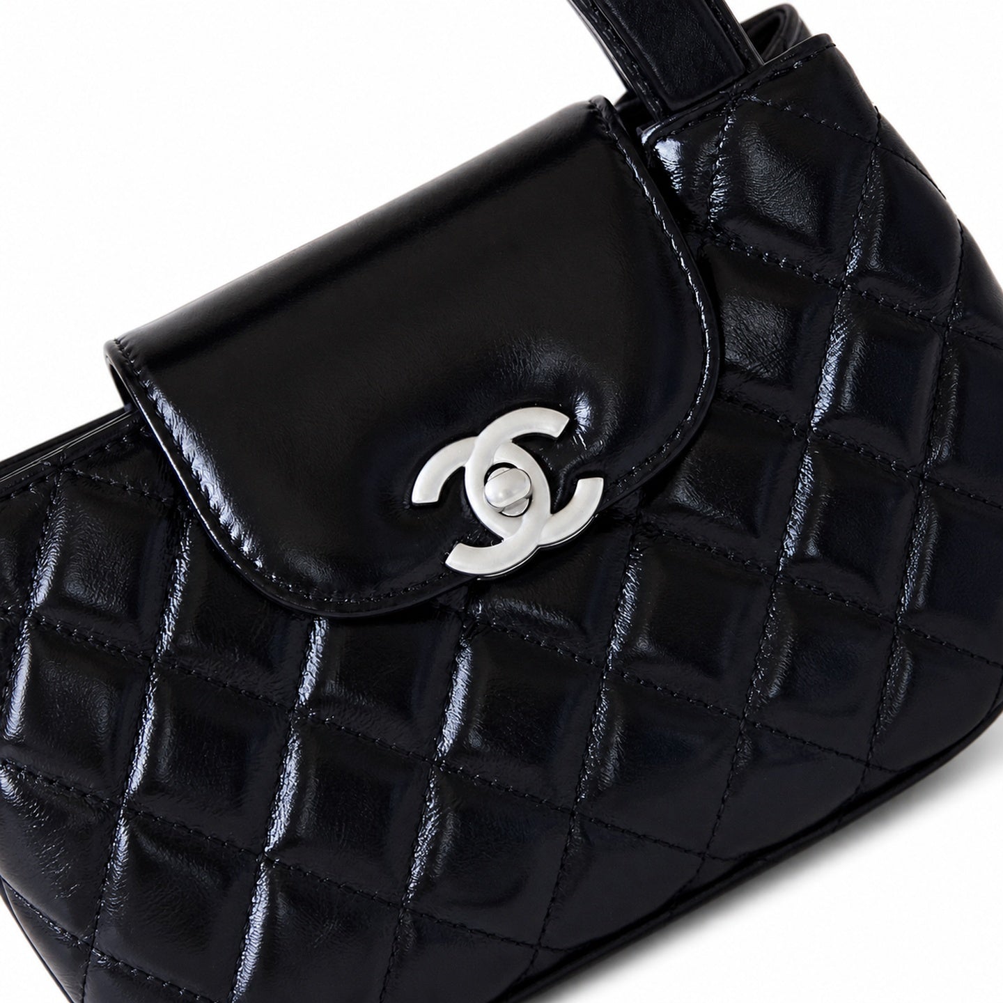 Chanel Kelly Silver Bag