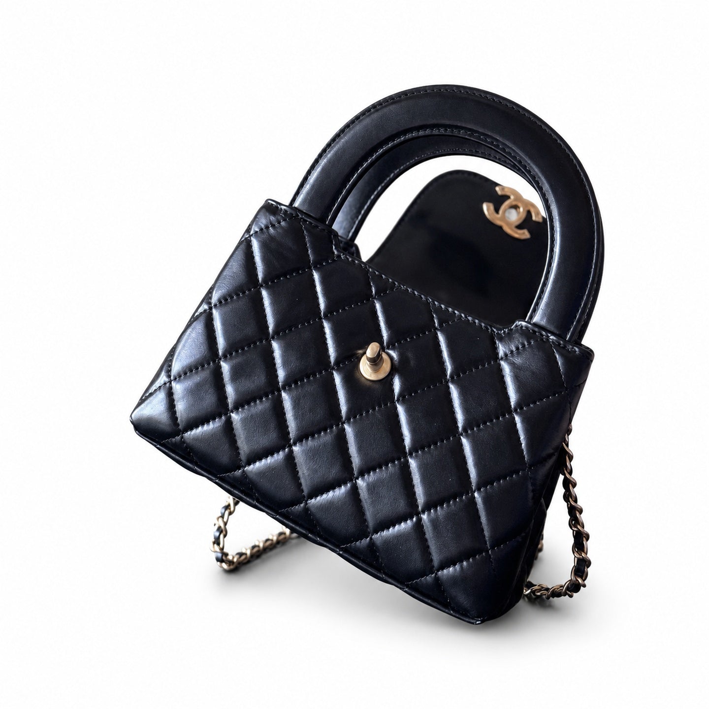 Chanel Kelly Leather Black Bag