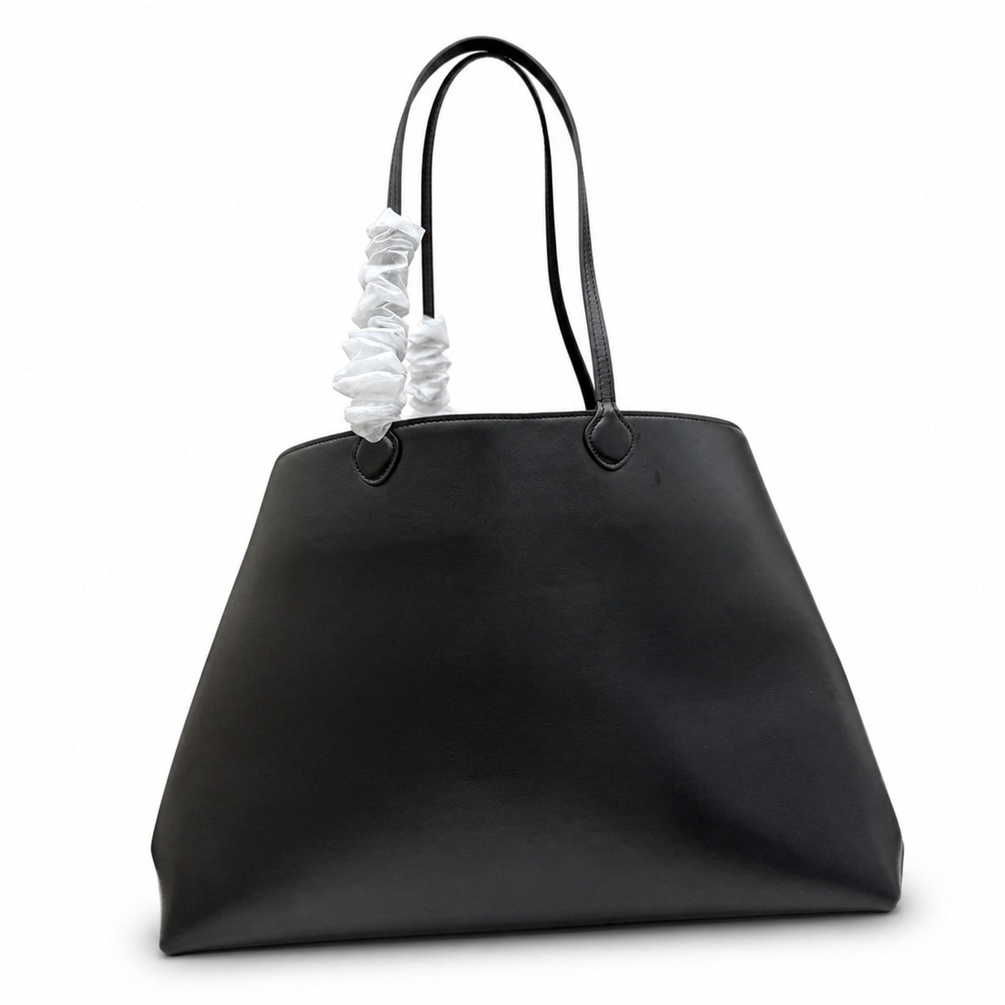 Gucci Cotton Leather Black Gold Tote Bag