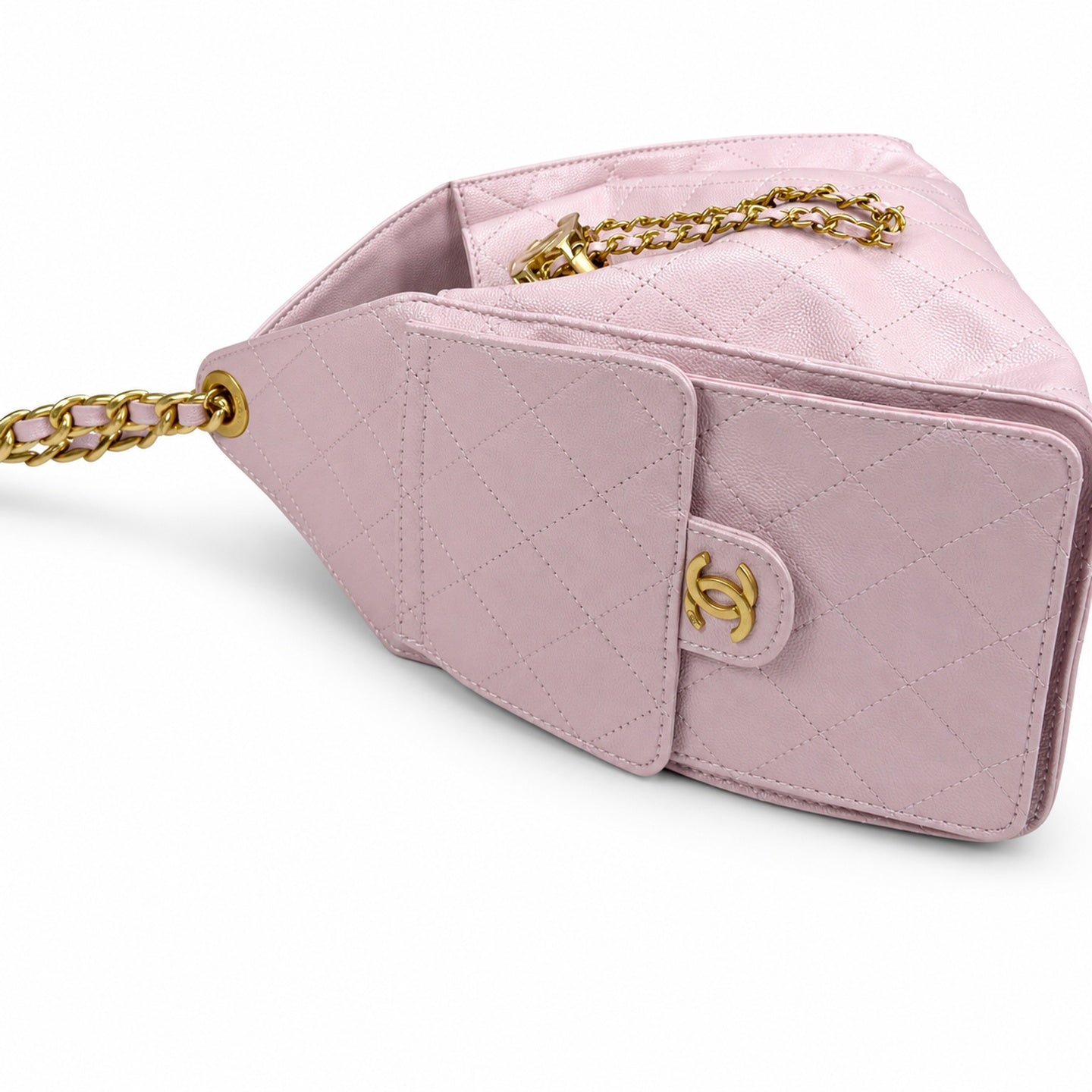 Chanel 25 Small Leather Bucket Bag