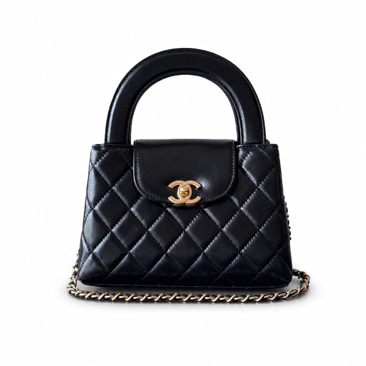 Chanel Kelly Leather Black Bag