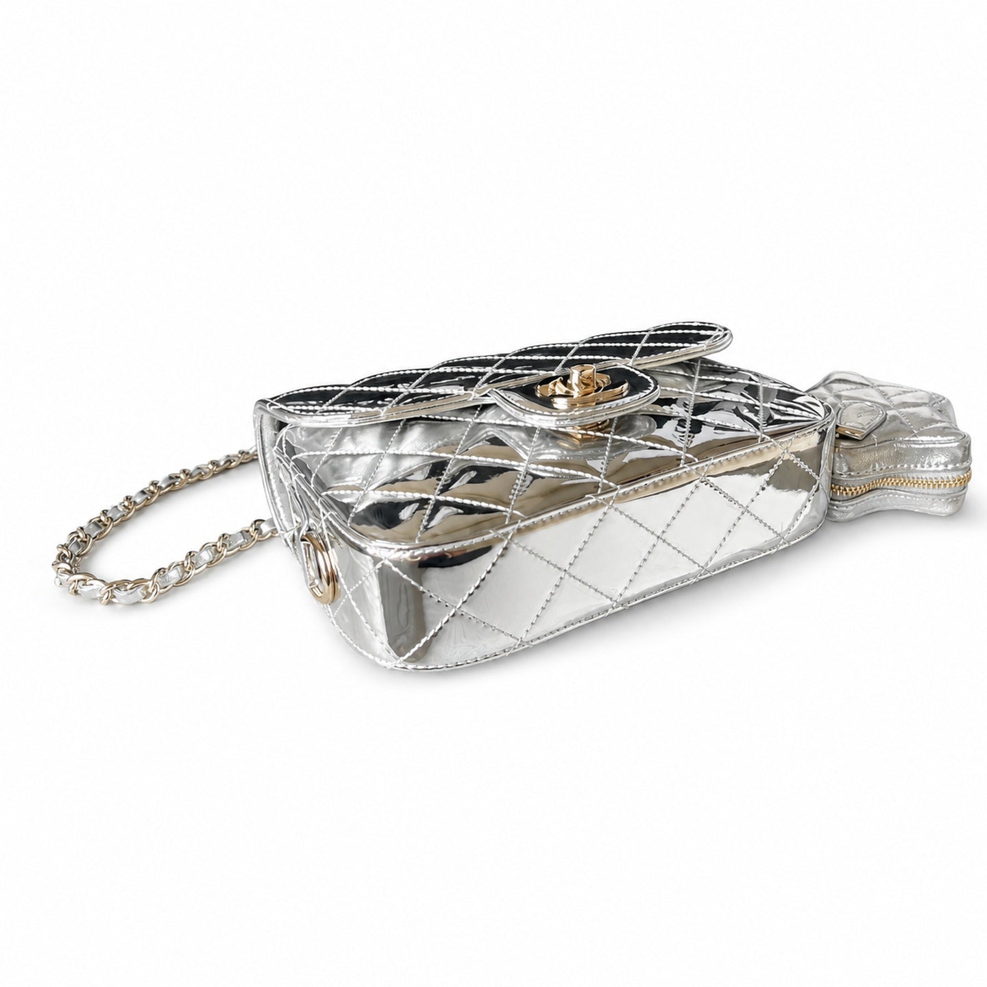 Chanel Gold Silver Bag