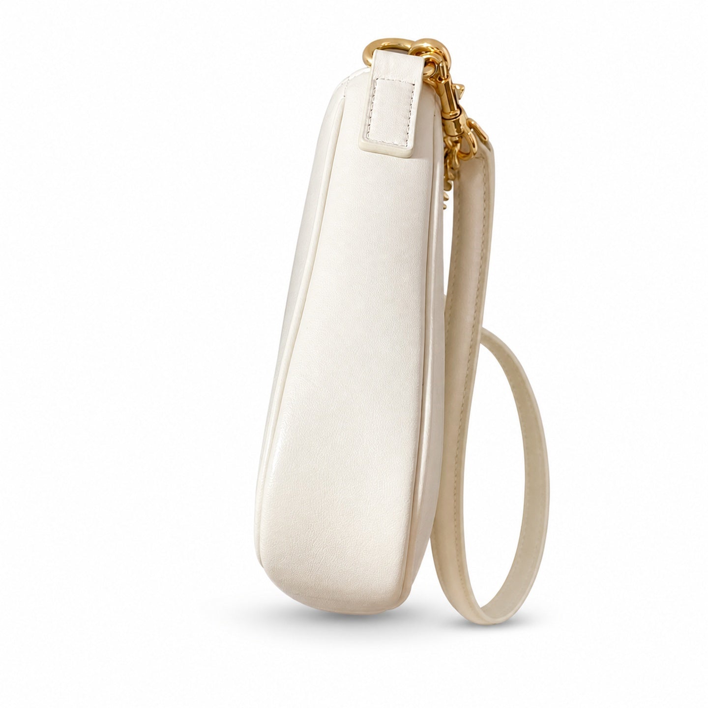 Celine Camille Leather White Handbag